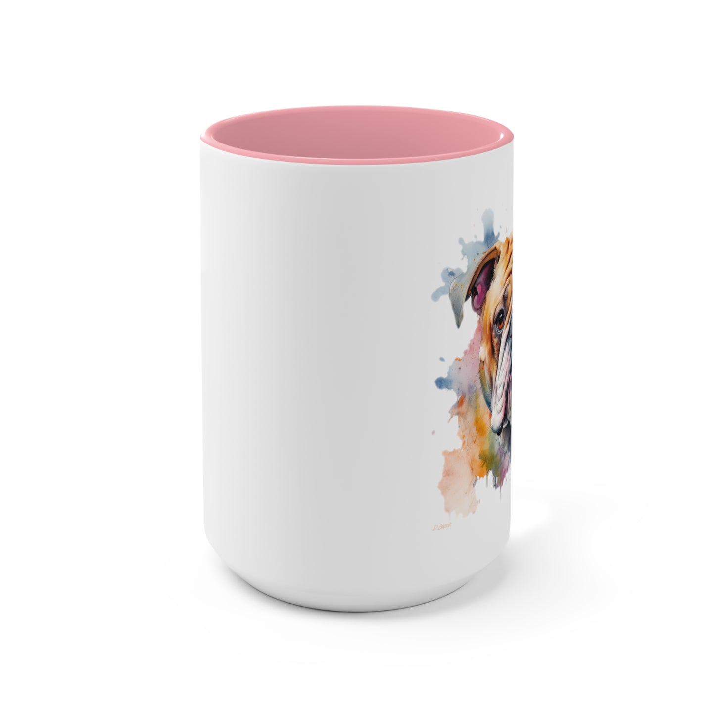 Bulldog 1 Accent Mugs