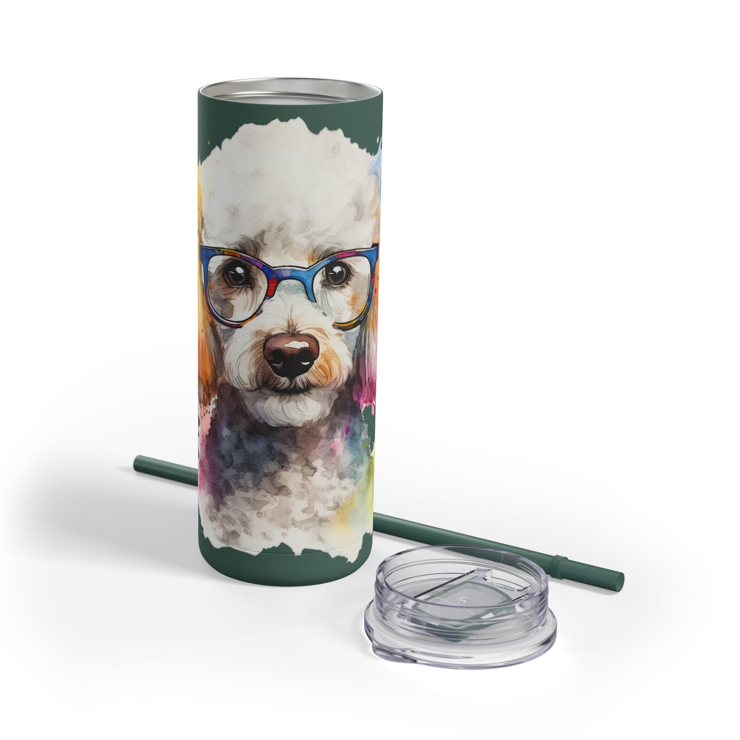Poodle 10 Maars Maker Skinny Matte Tumbler, 20oz