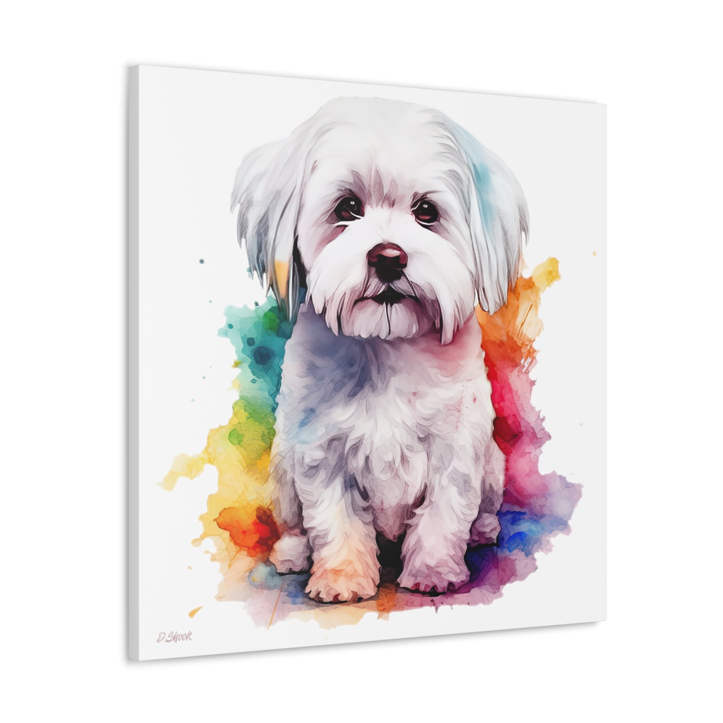 Maltese Dog 3 Canvas Gallery Wraps