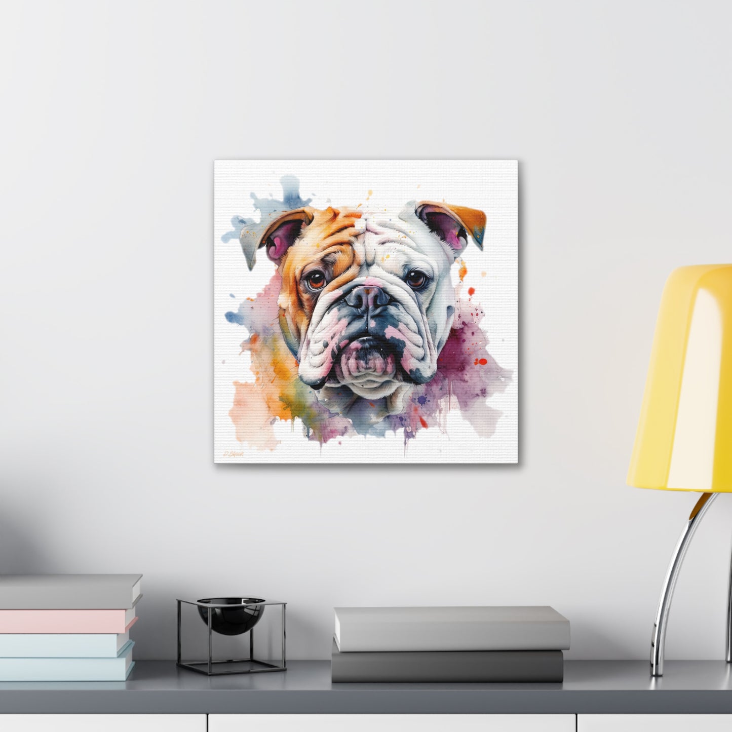 bulldog 1 Canvas Gallery Wraps