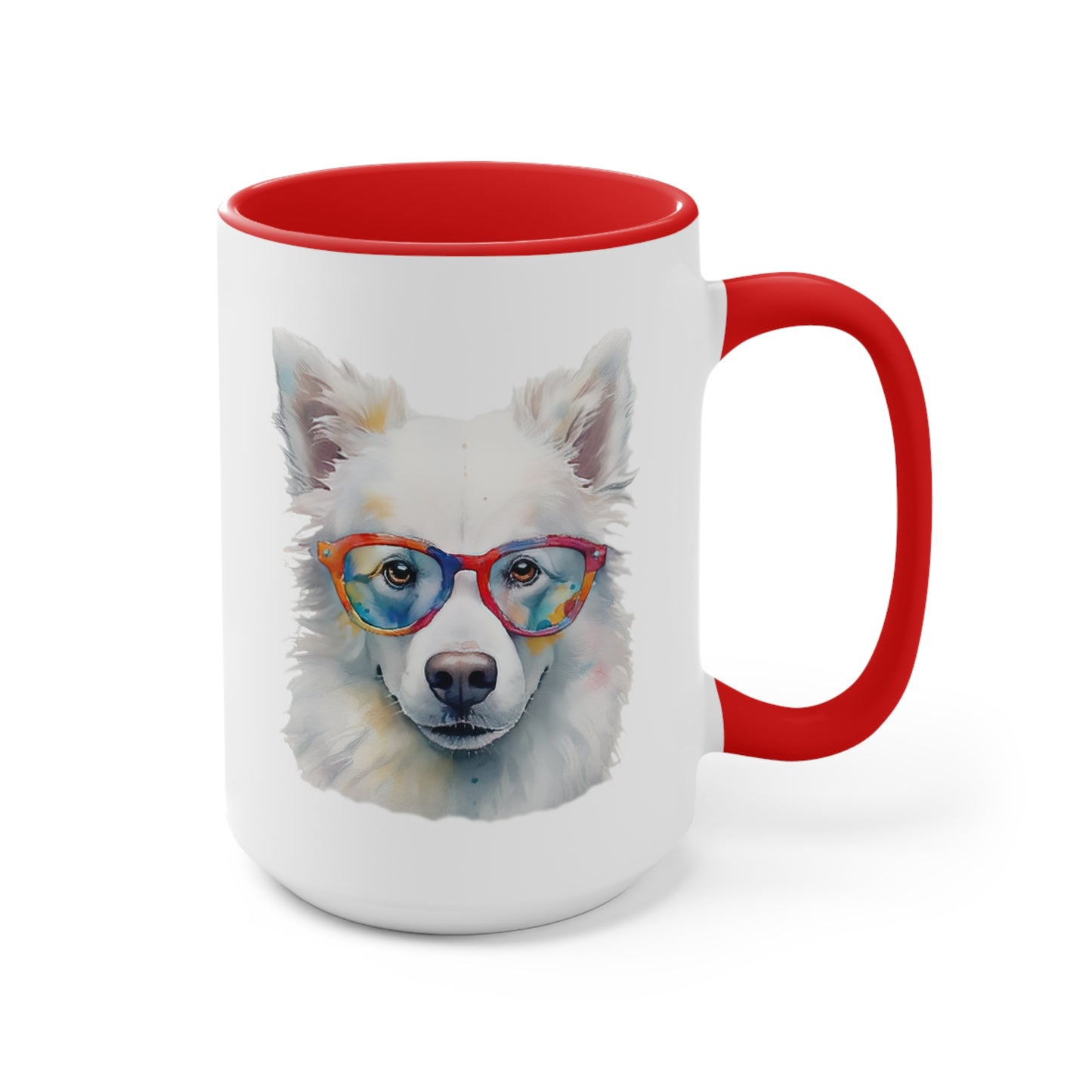 American Eskimo Dog 5 Accent Mugs