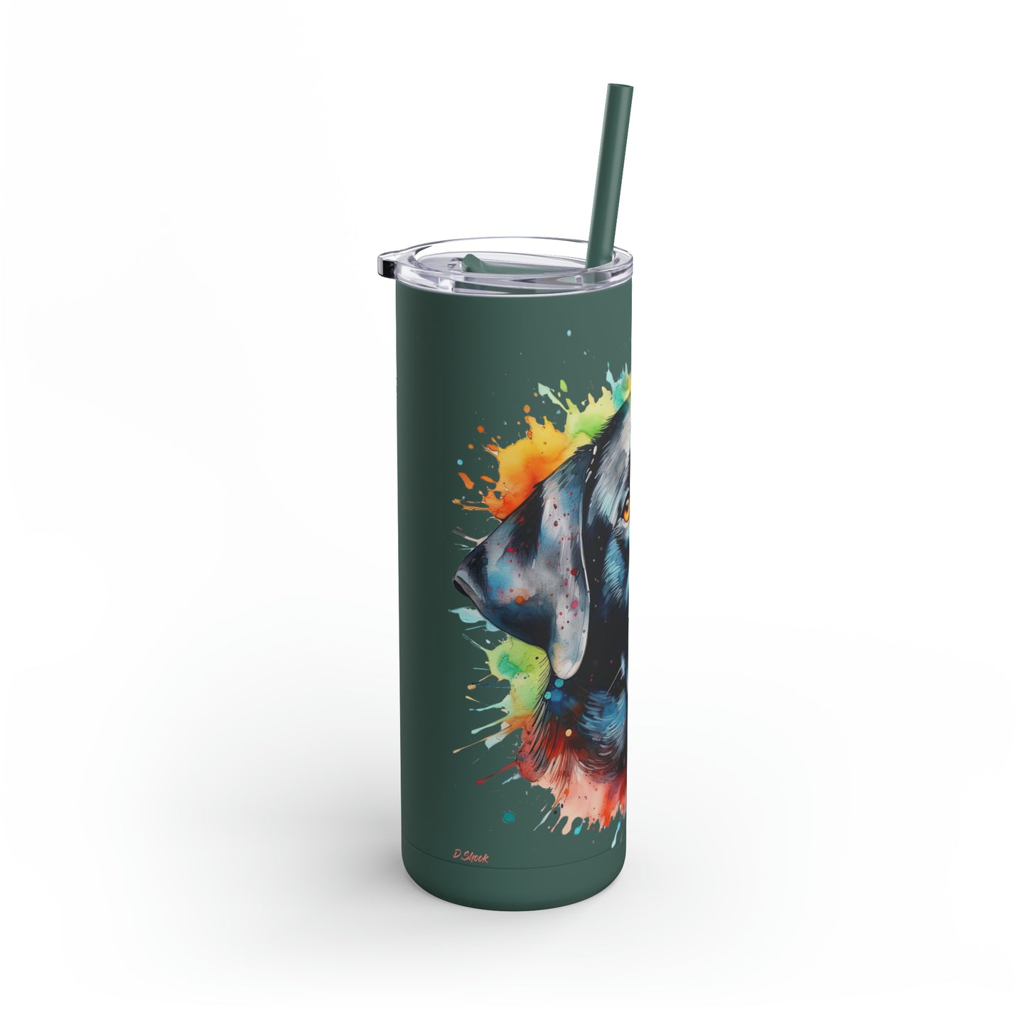 Black Lab 5 Maars Maker Skinny Matte Tumbler, 20oz
