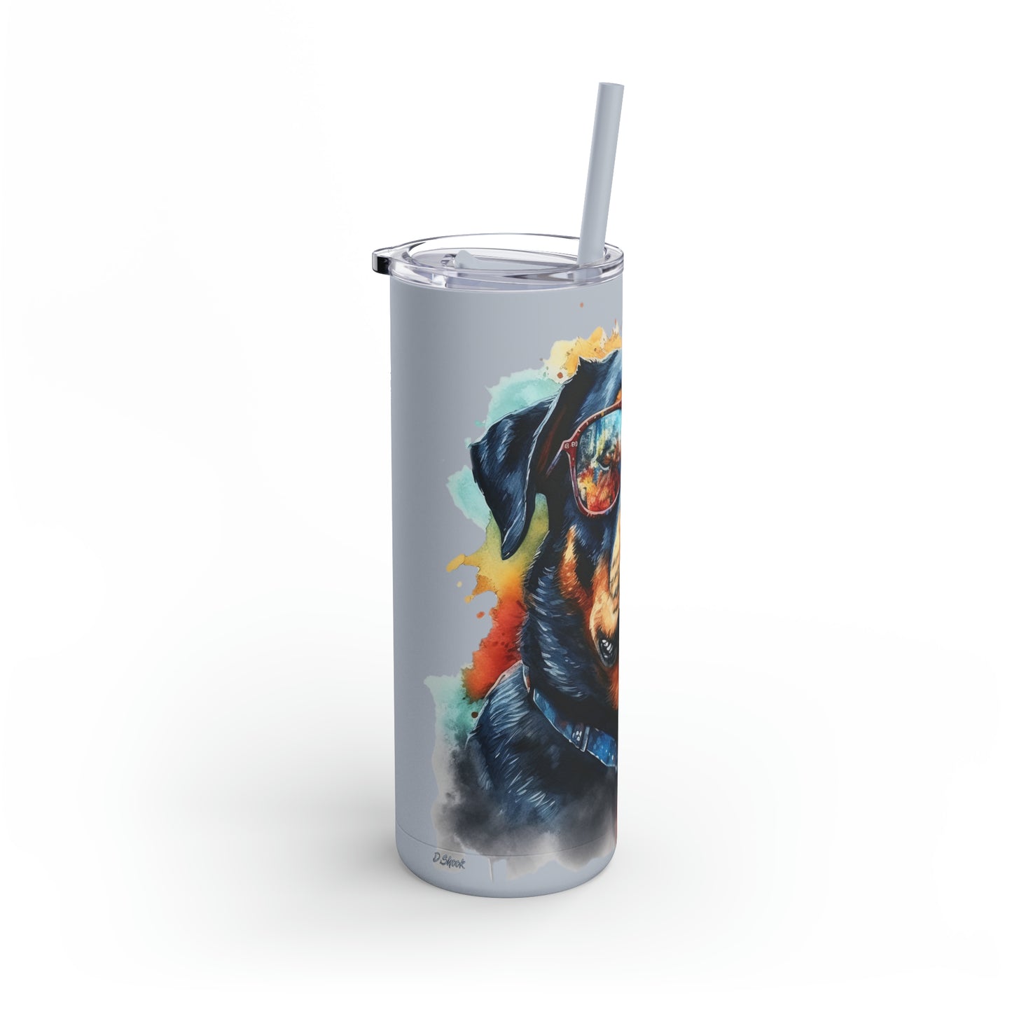Rottweiler 6 Maars Maker Skinny Matte Tumbler, 20oz