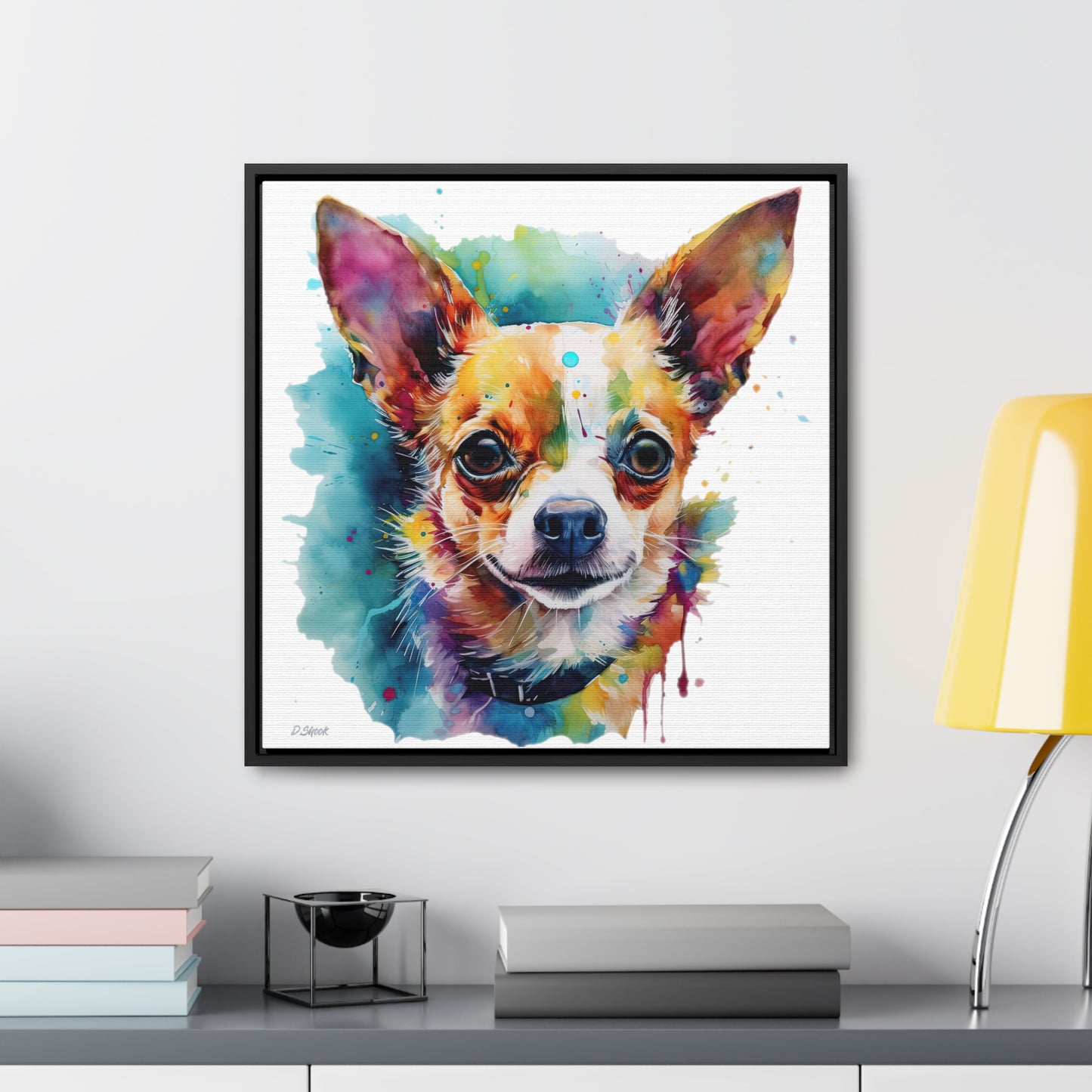 Chihuahua 1 Gallery Canvas Wraps, Square Frame