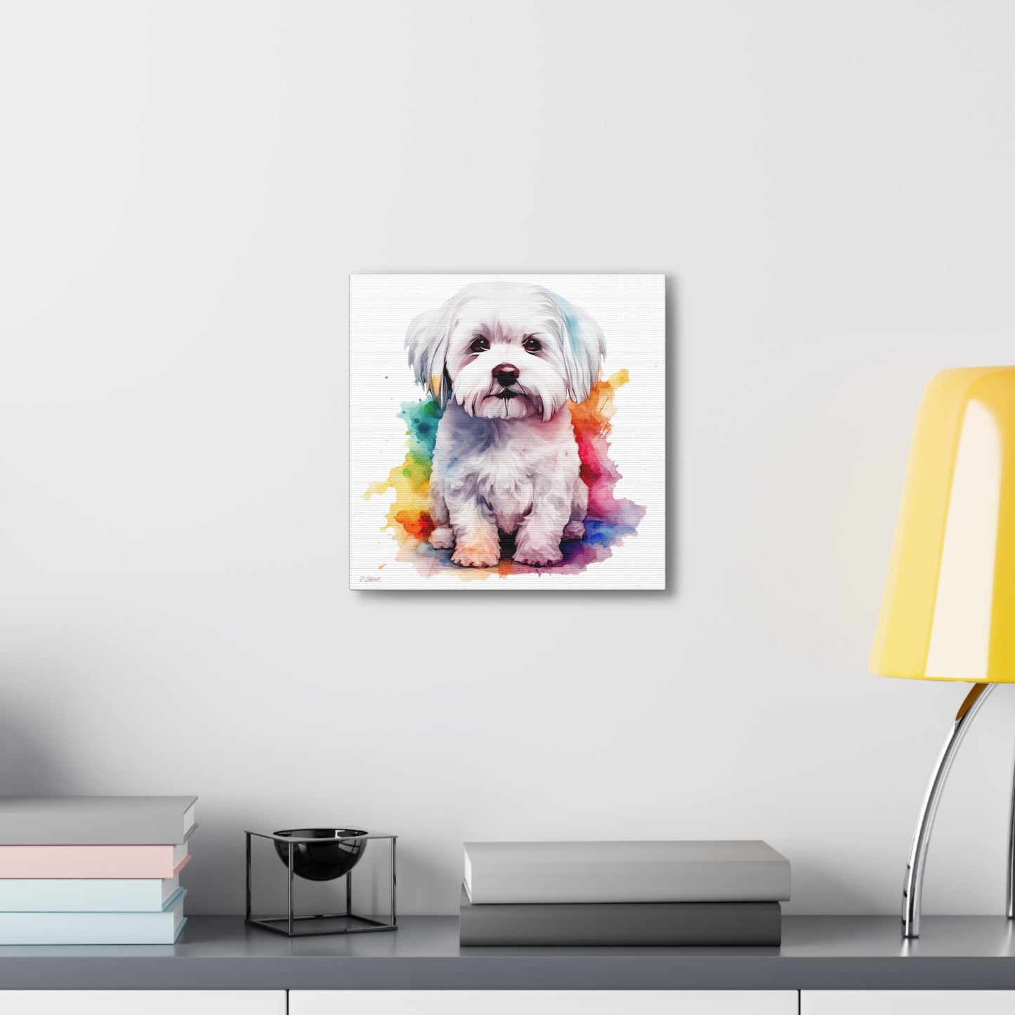 Maltese Dog 3 Canvas Gallery Wraps