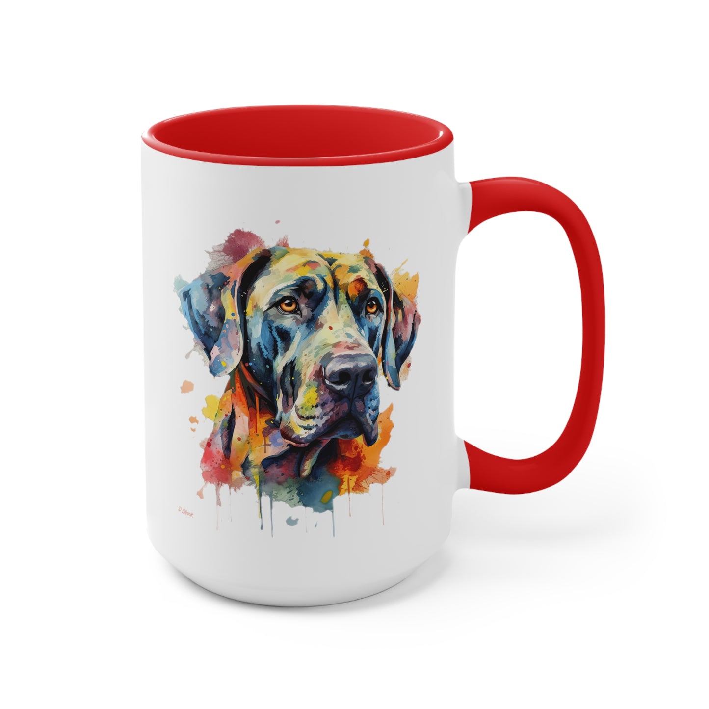 Great Dane 3 Accent Mugs