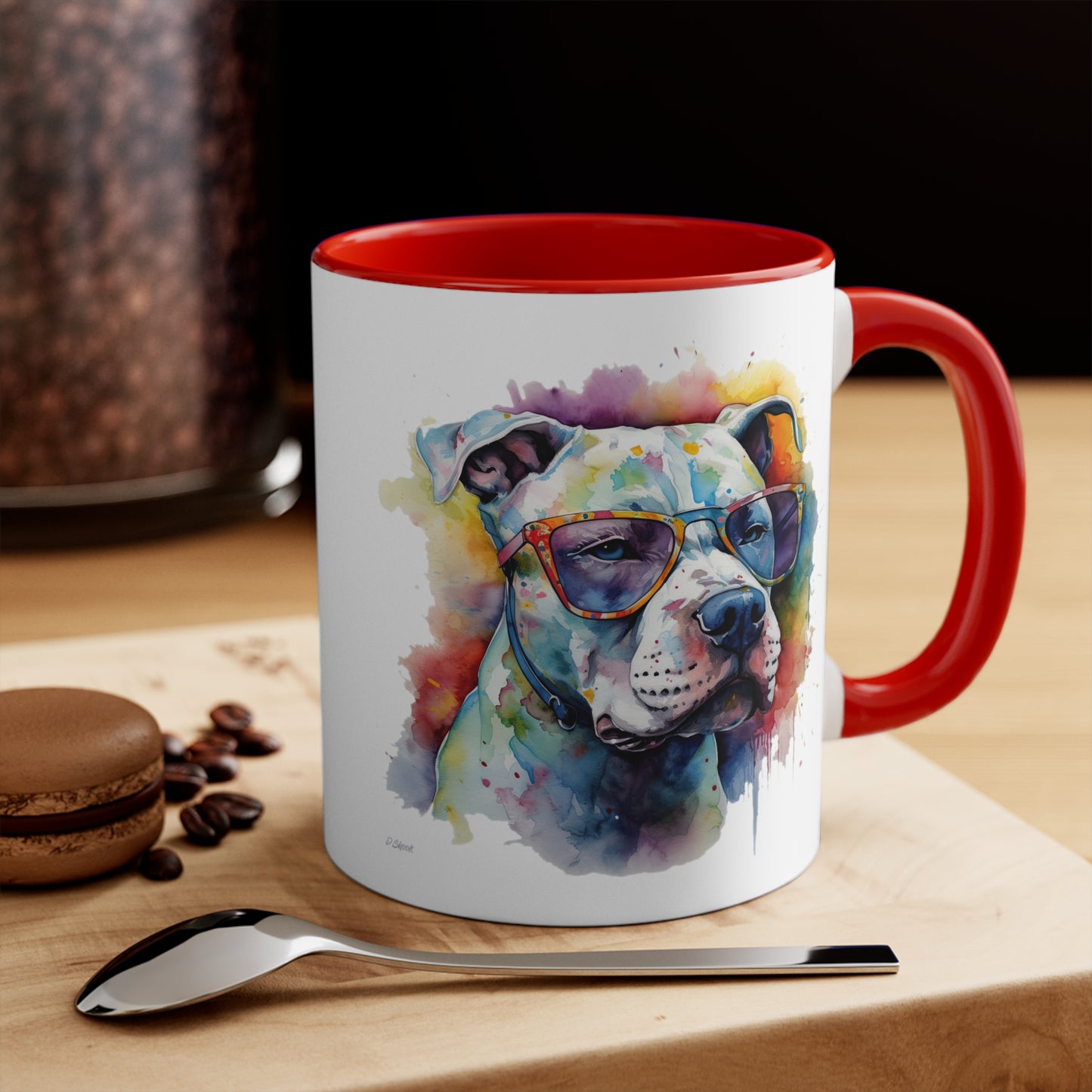 Pitbull 5 Accent Mugs