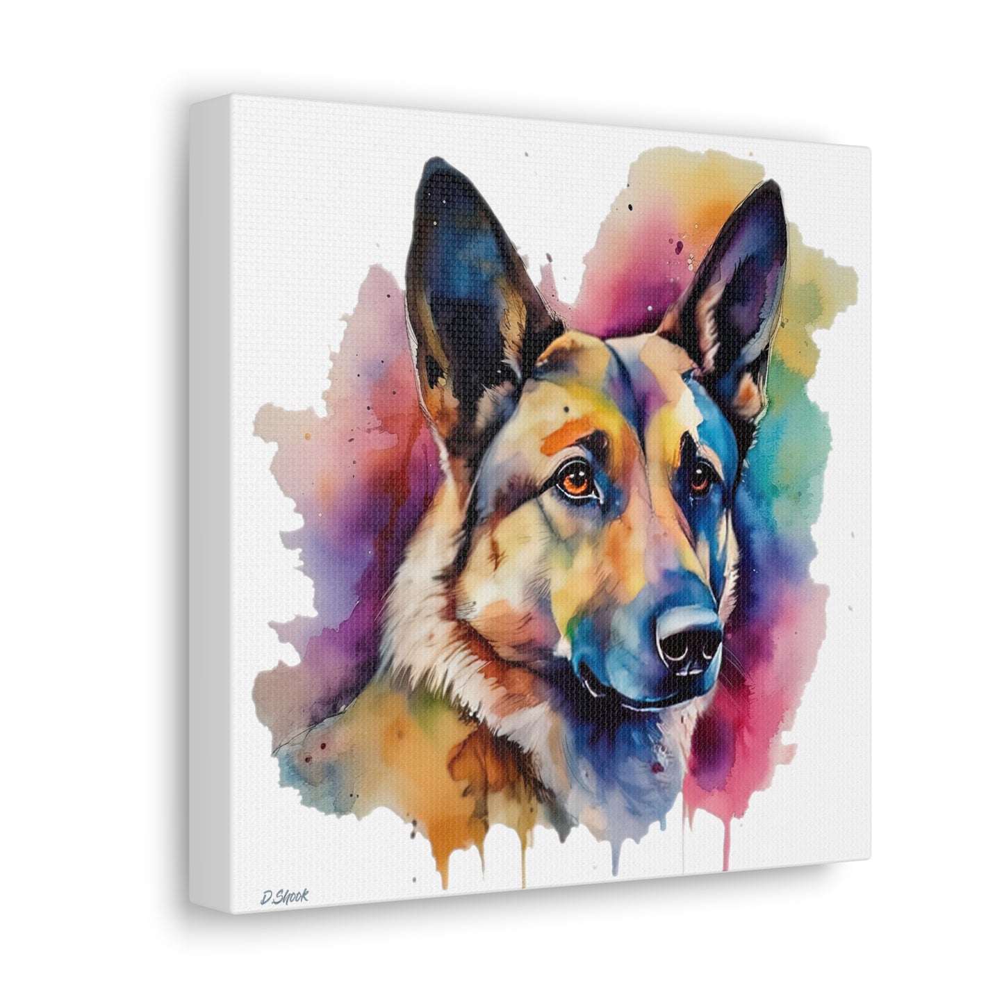 German Sheppard 3B Canvas Gallery Wraps