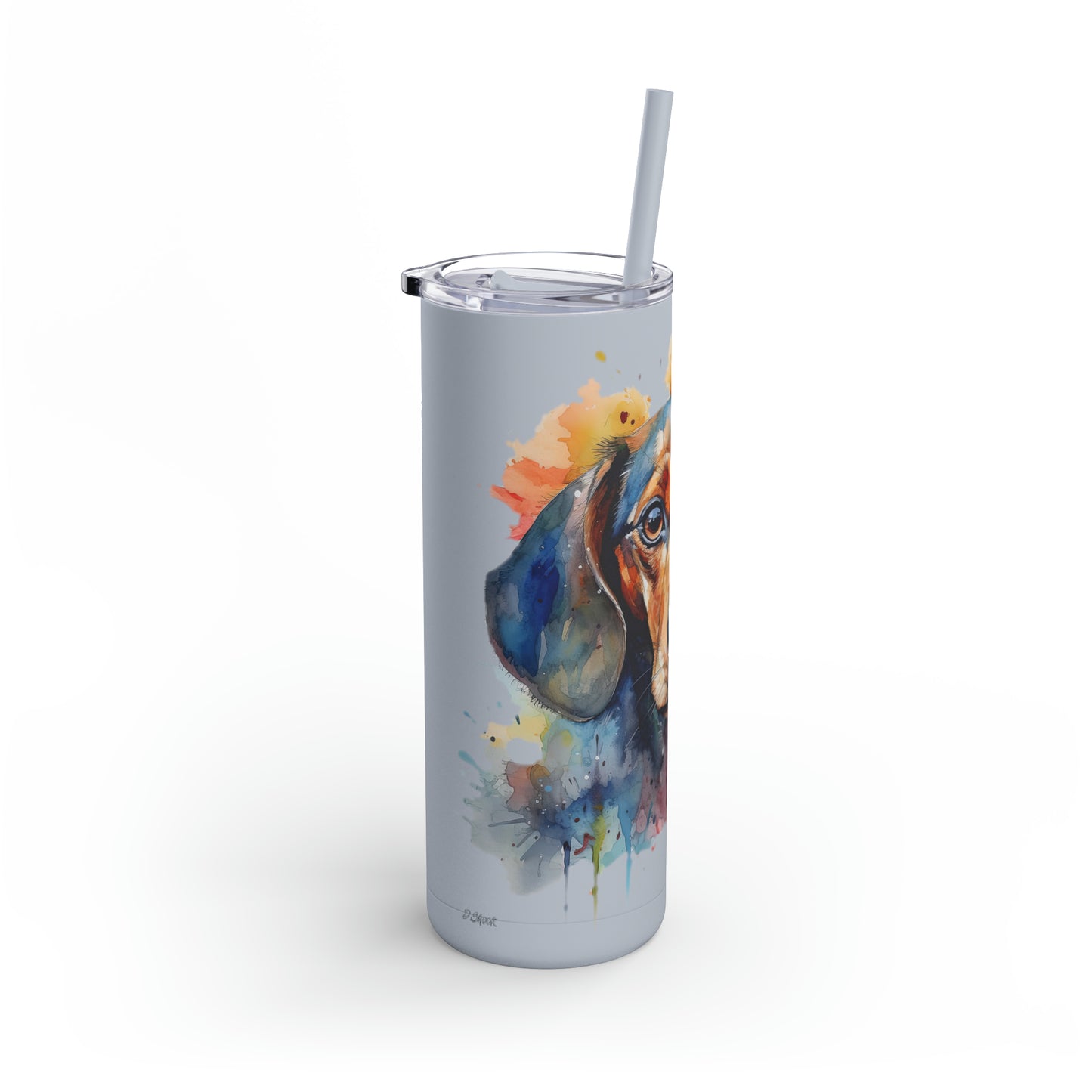 Dachshund 4 Maars Maker Skinny Matte Tumbler, 20oz
