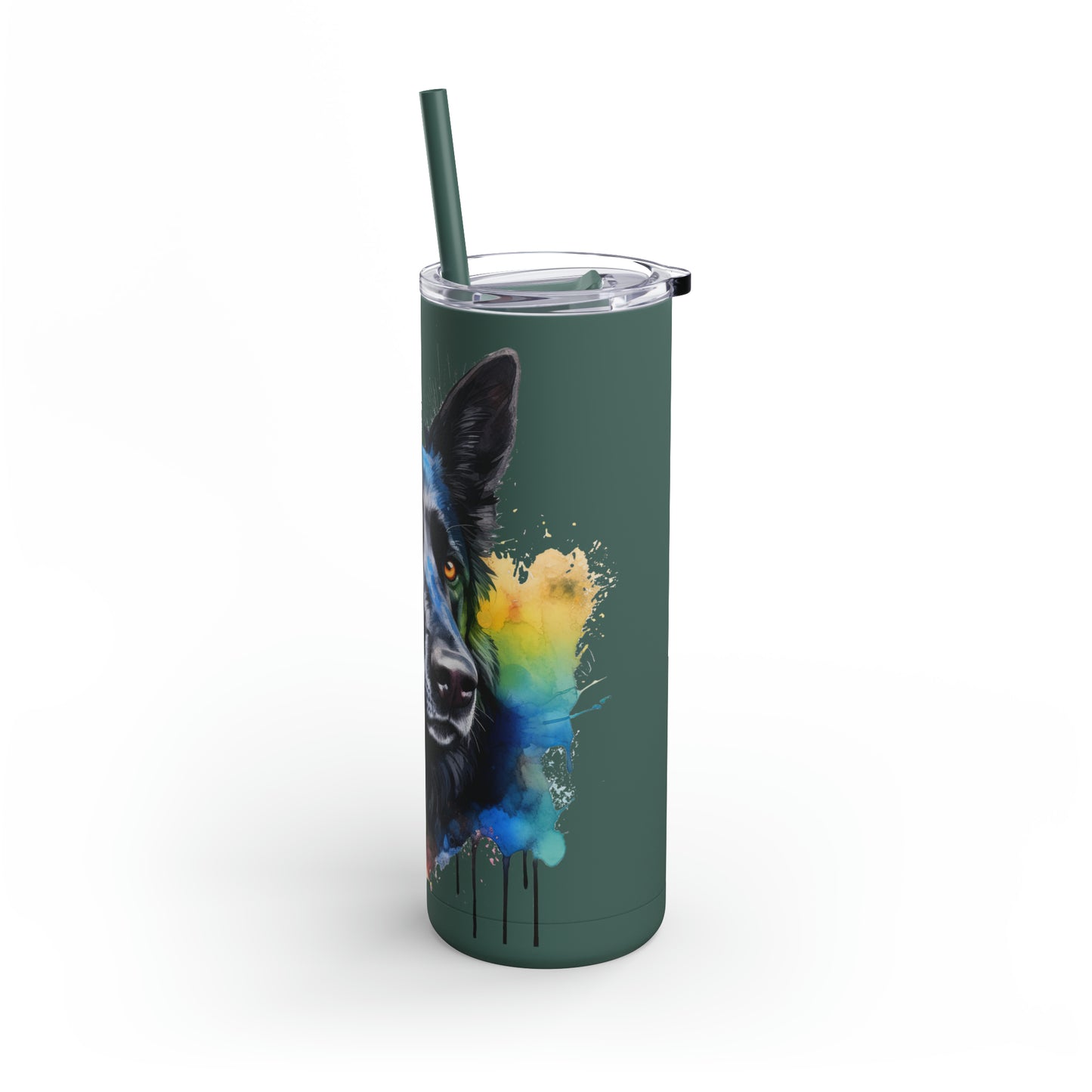 German Sheppard 22 Maars Maker Skinny Matte Tumbler, 20oz