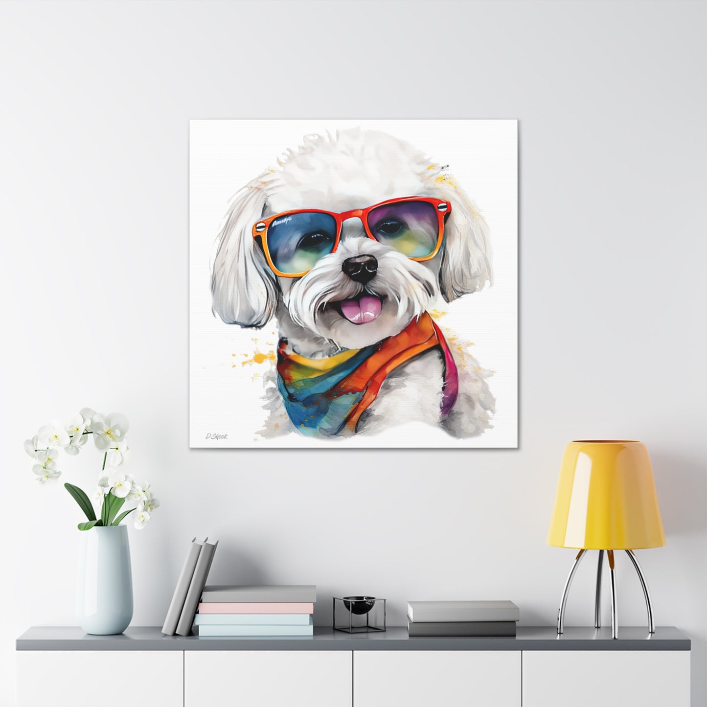 Bichon Frise 5 Canvas Gallery Wraps