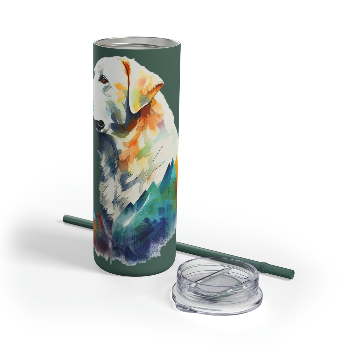 Greater Swiss Mountain Dog 5 Maars Maker Skinny Matte Tumbler, 20oz