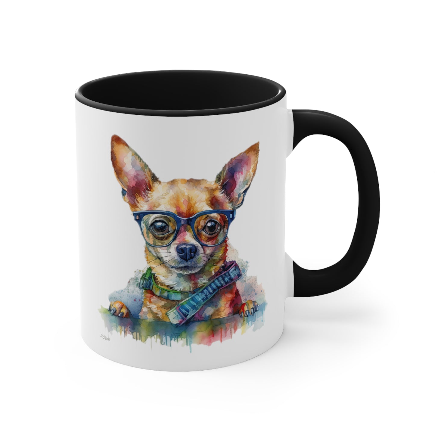 Chihuahua 4 Accent Mugs