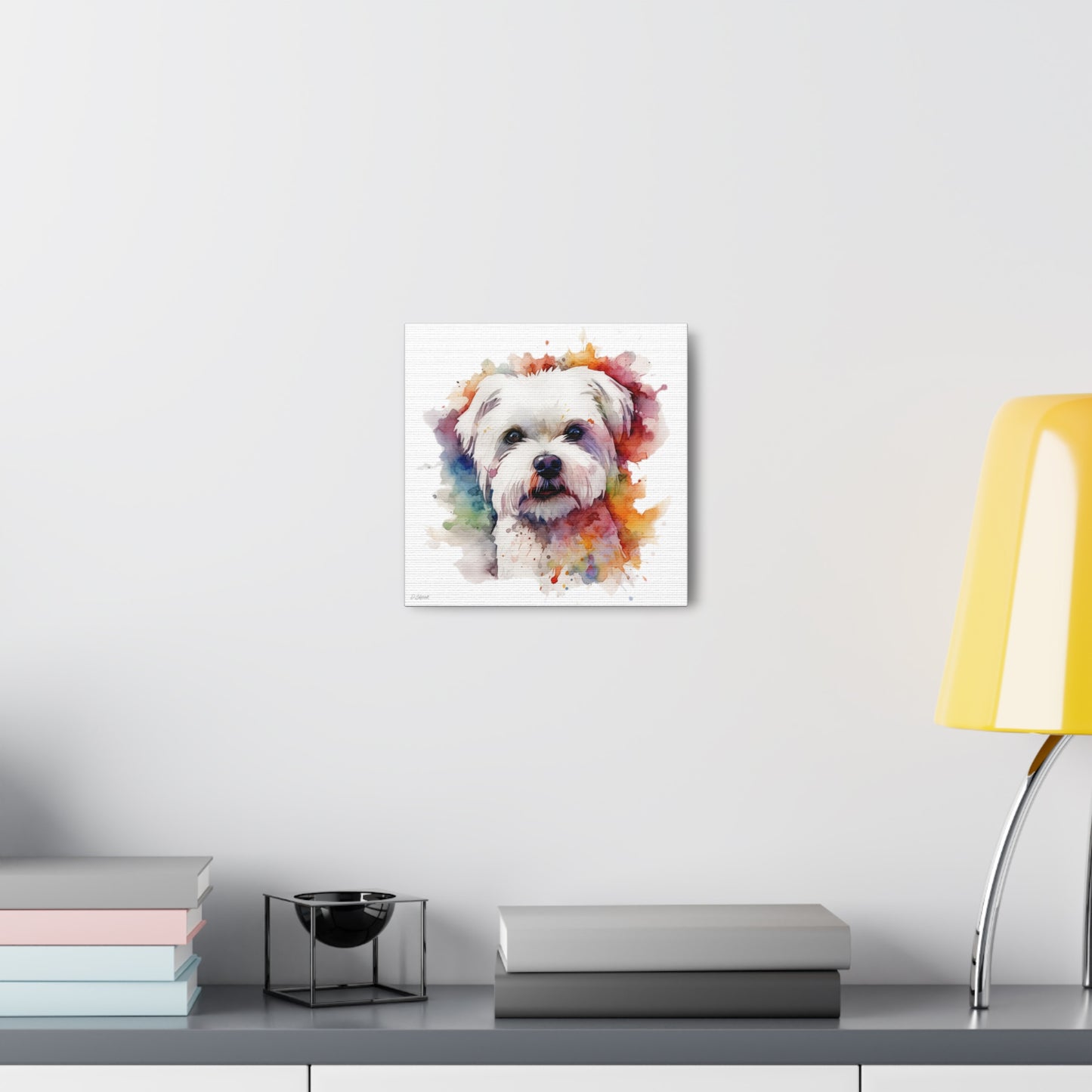 Maltese Dog 2 Canvas Gallery Wraps