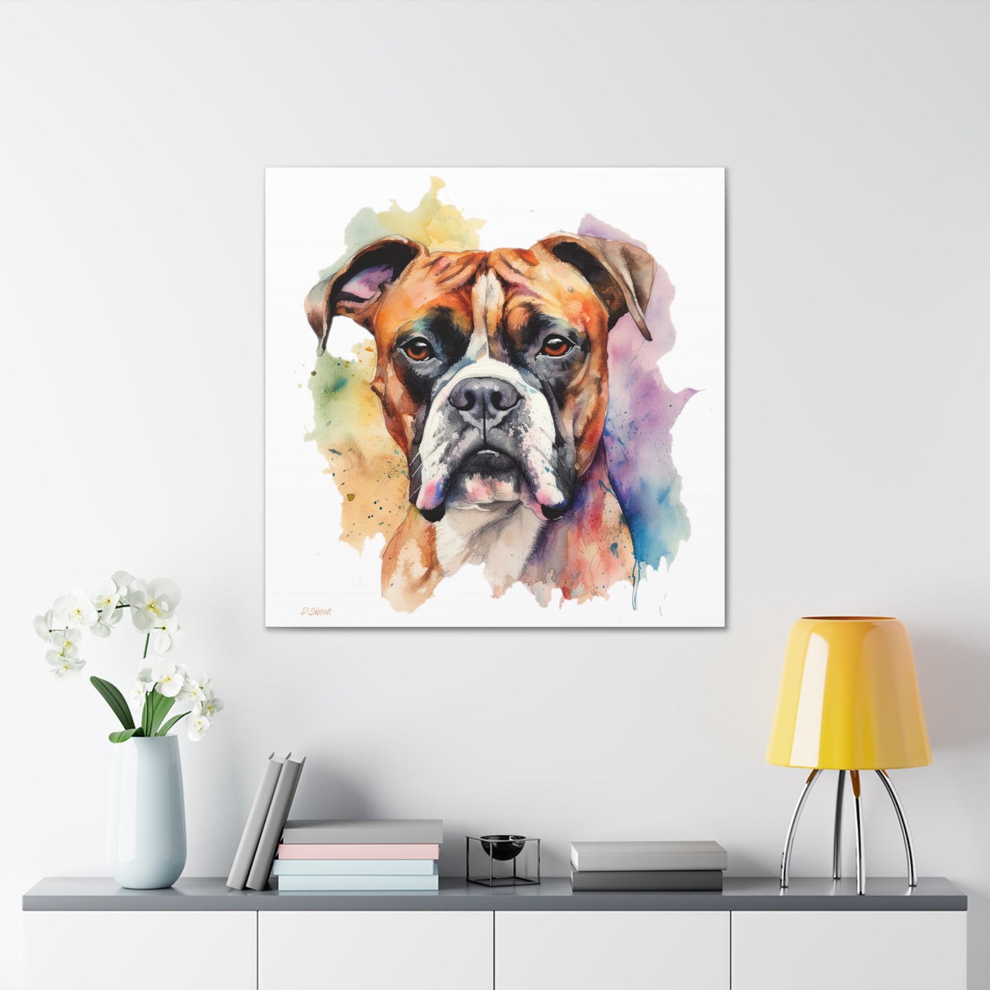 Boxer 2 Canvas Gallery Wraps