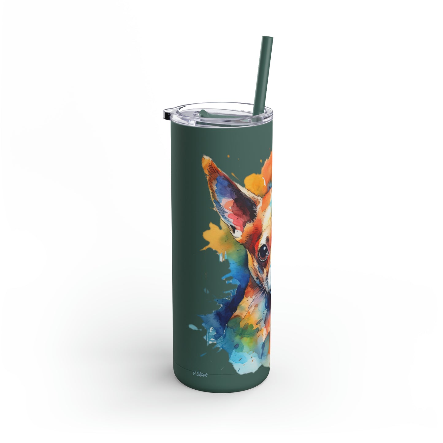 Chihuahua 6 Maars Maker Skinny Matte Tumbler, 20oz