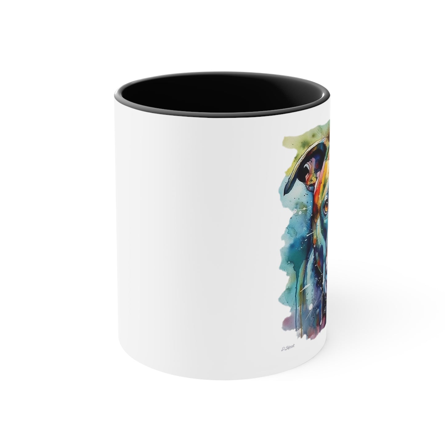 Pitbull 1 Accent Mugs