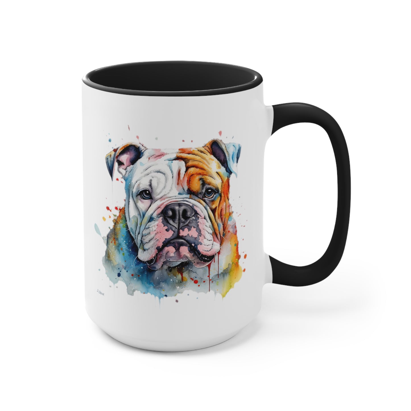 Bulldog 3 Accent Mugs