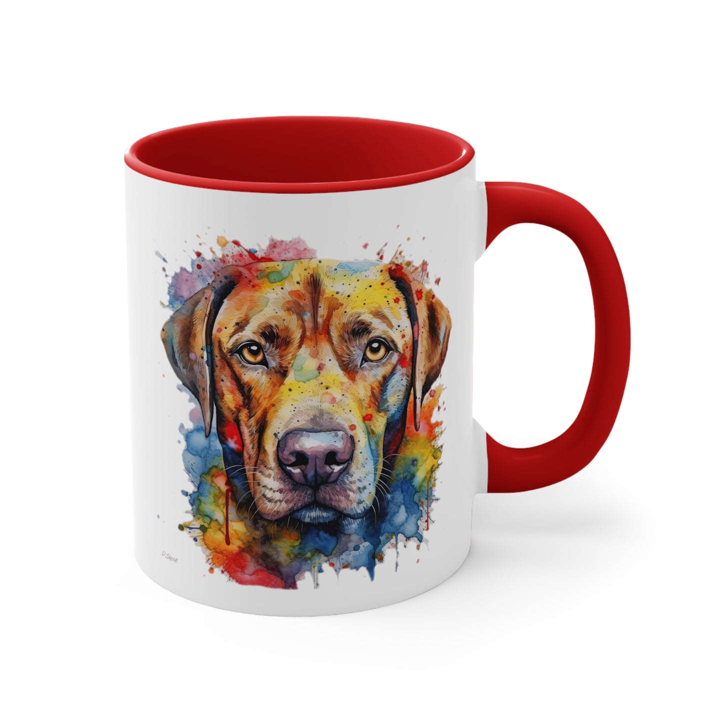 Labrador Retriever 2 Accent Mugs