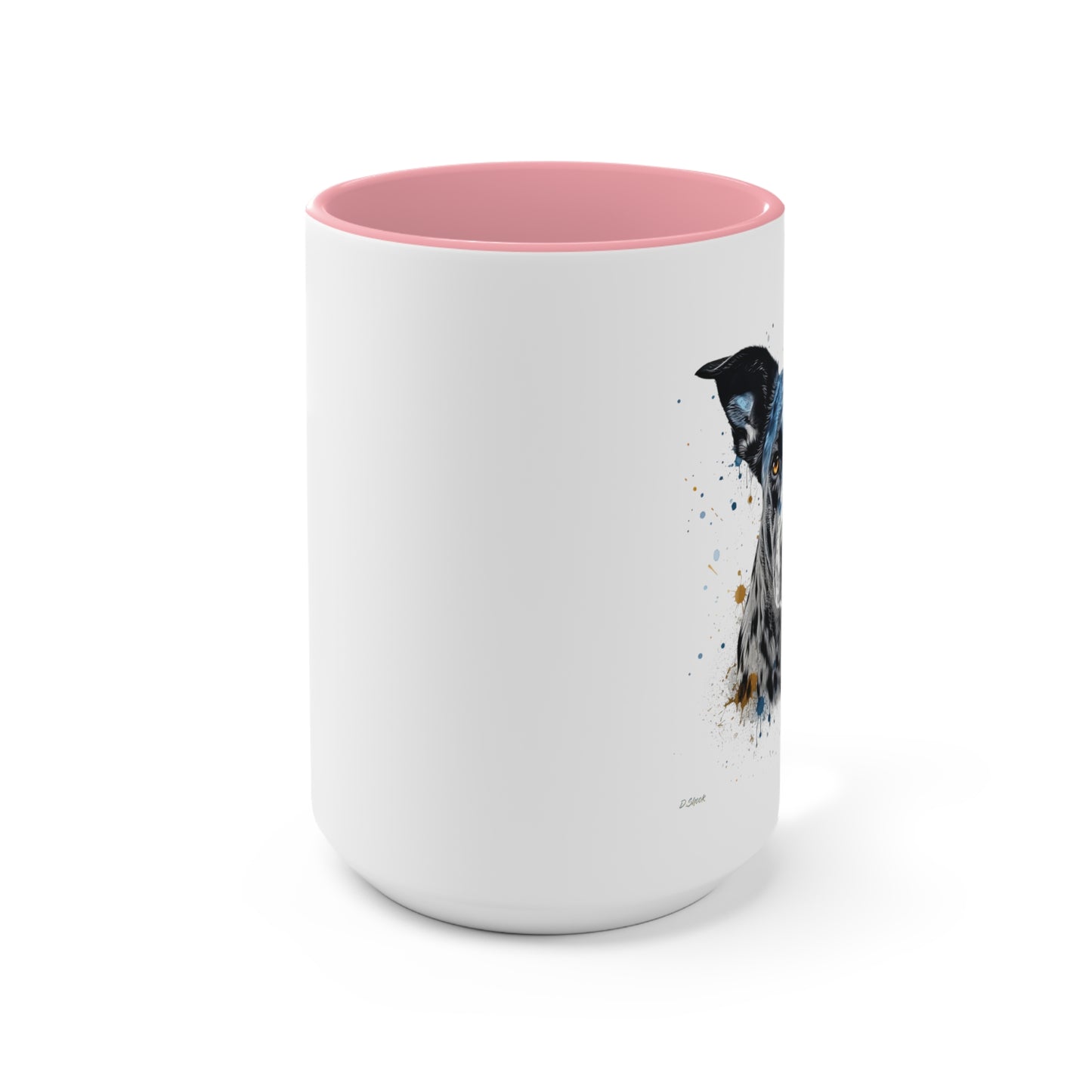 Blue Heeler 4 Accent Mugs