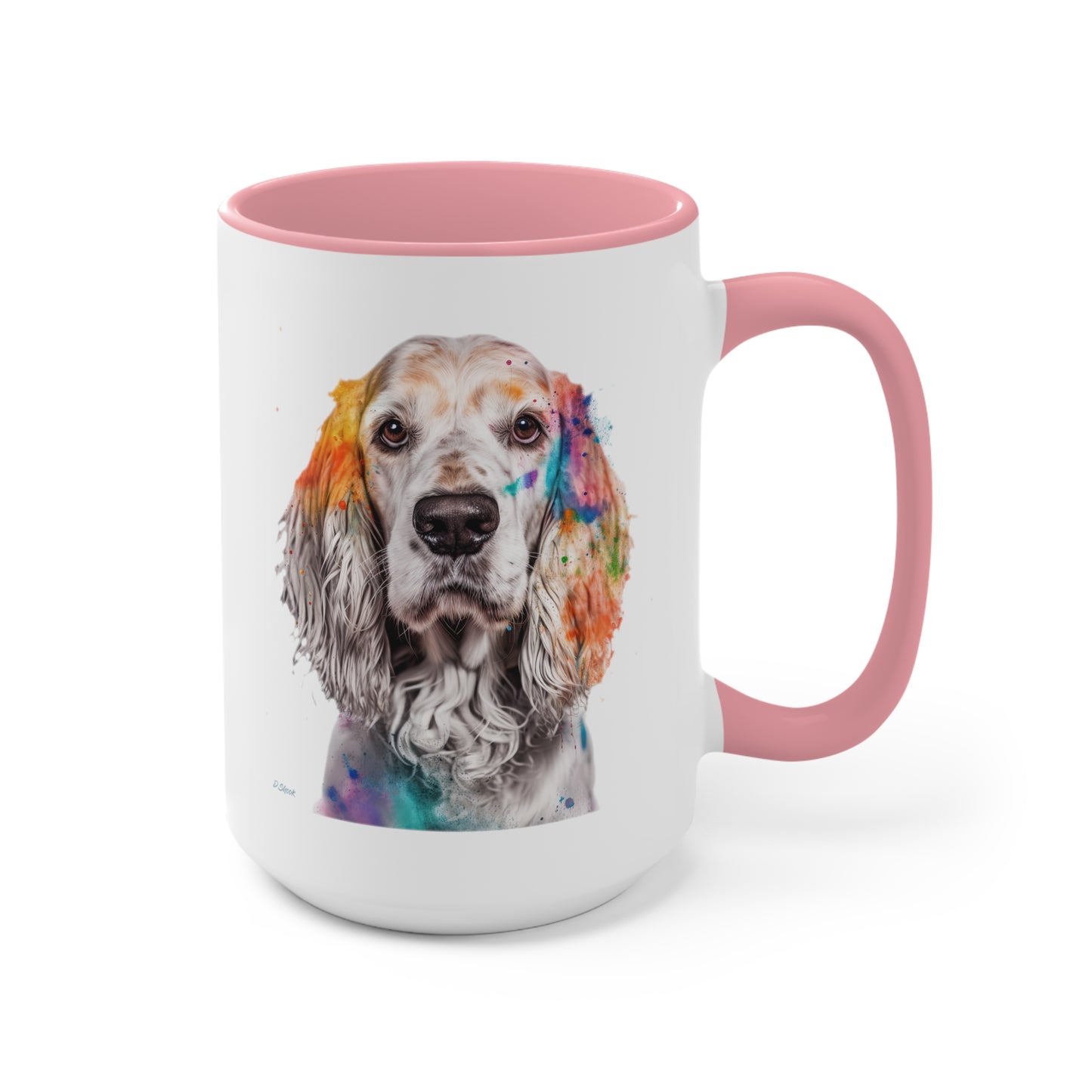 English Cocker Spaniel 3 Accent Mugs