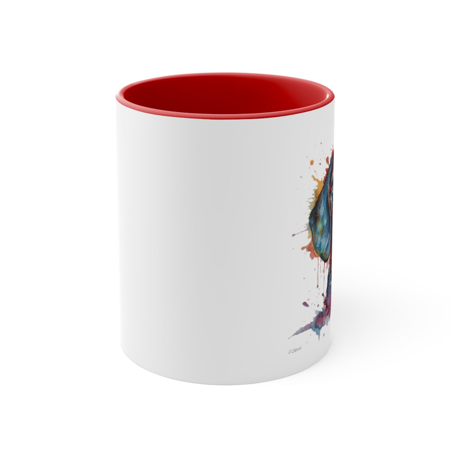 Dachshund 3 Accent Mugs