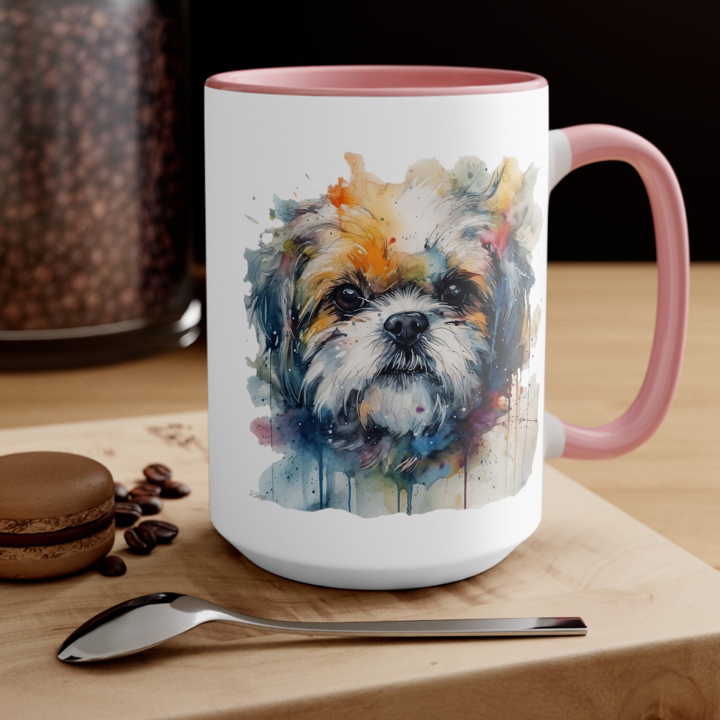 Shih Tzu 3 Accent Mugs