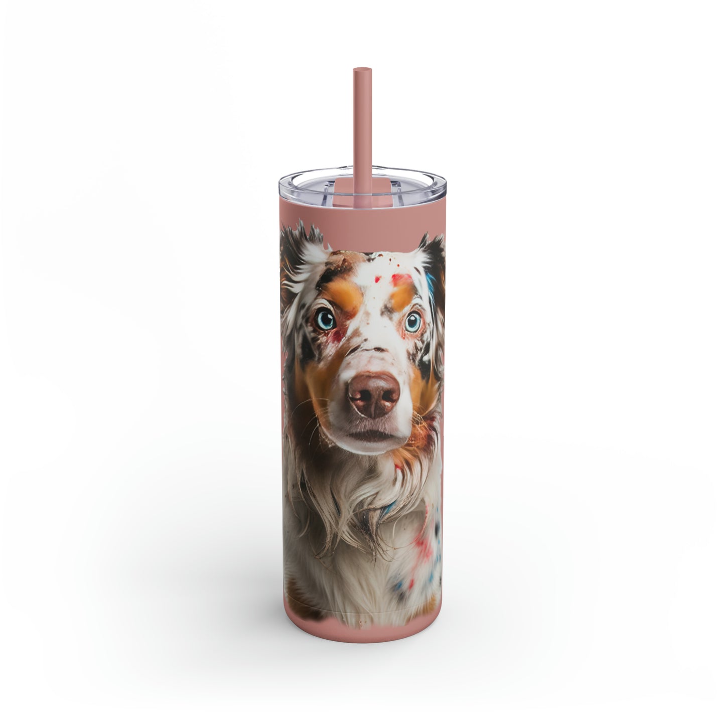 Australian Shepherd 1 Maars Maker Skinny Matte Tumbler, 20oz