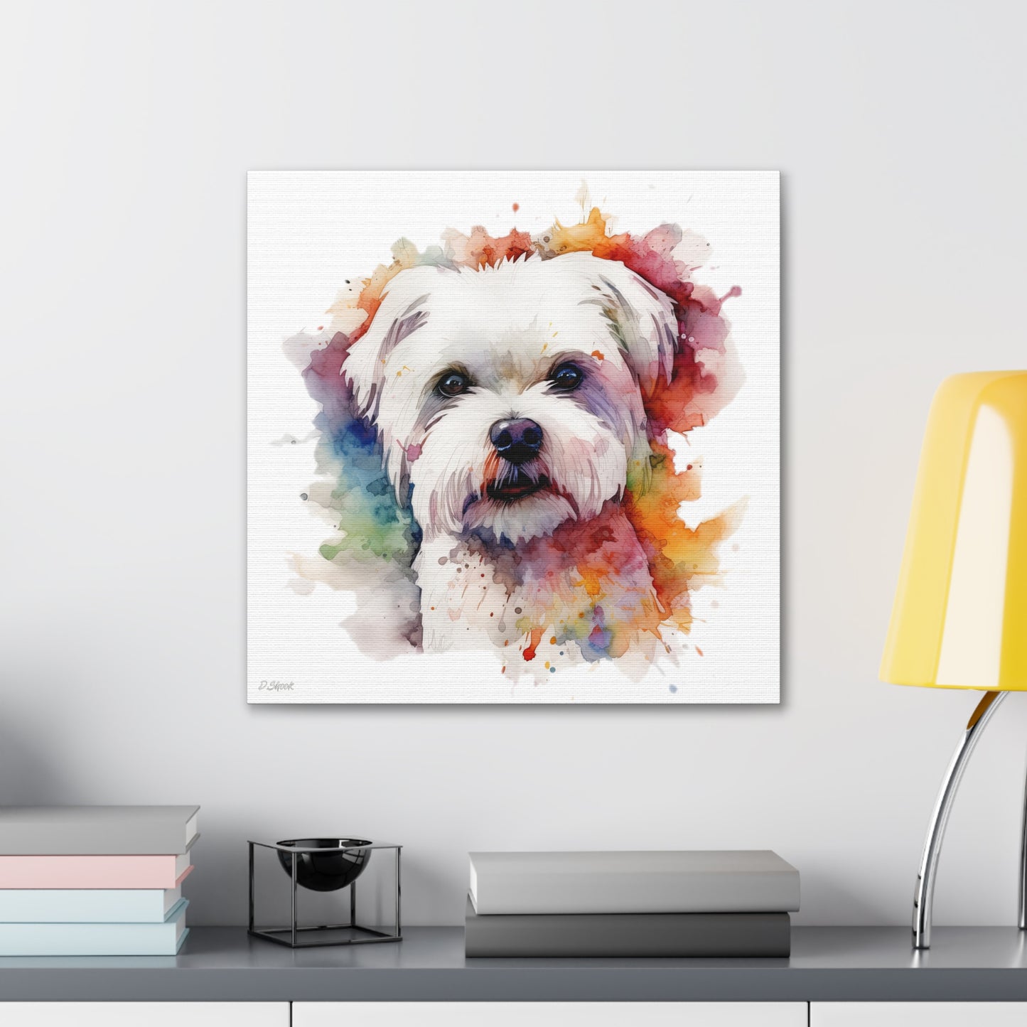 Maltese Dog 2 Canvas Gallery Wraps
