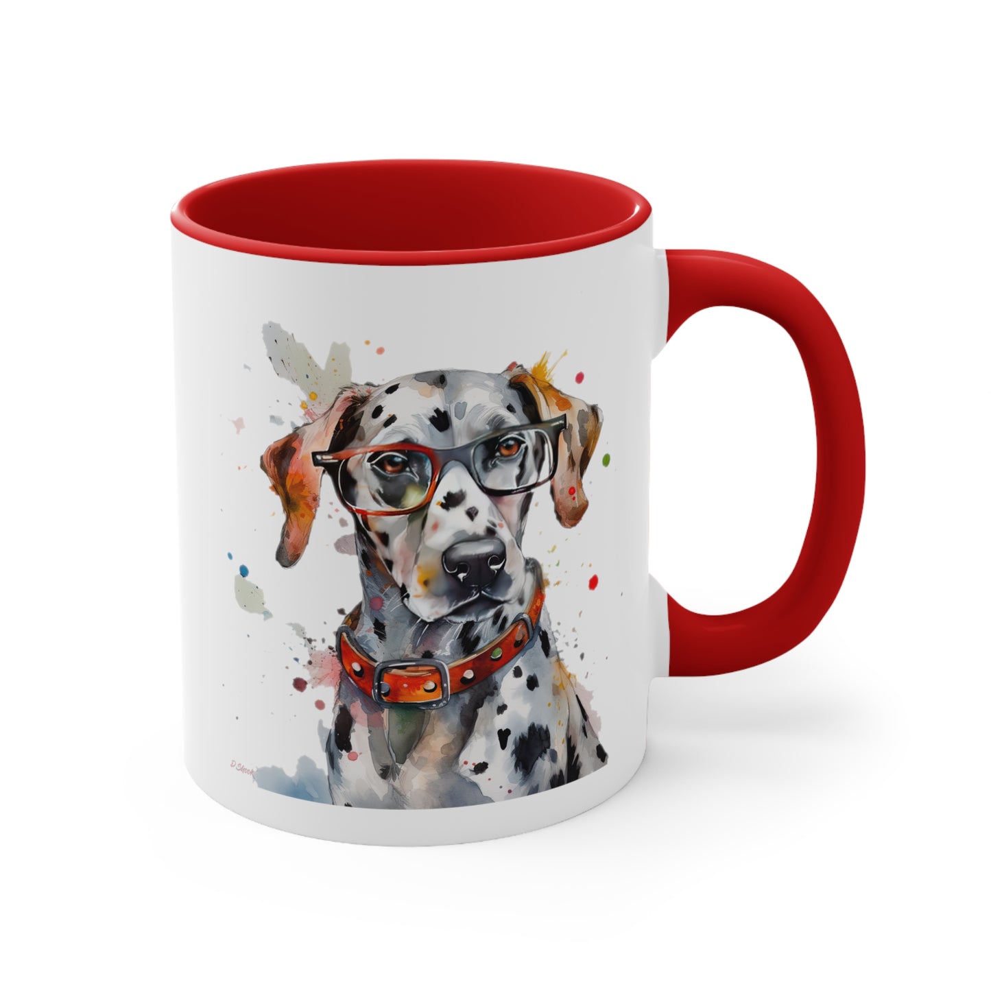 Dalmatian 3 Accent Mugs