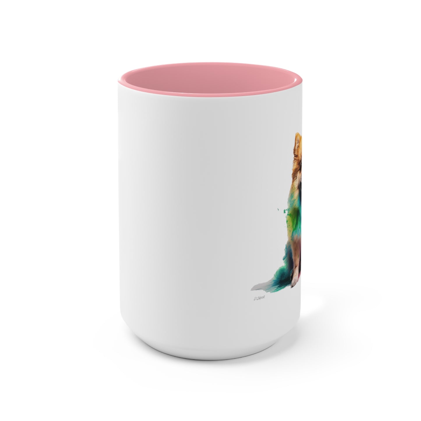 Pomeranian 1 Accent Mugs