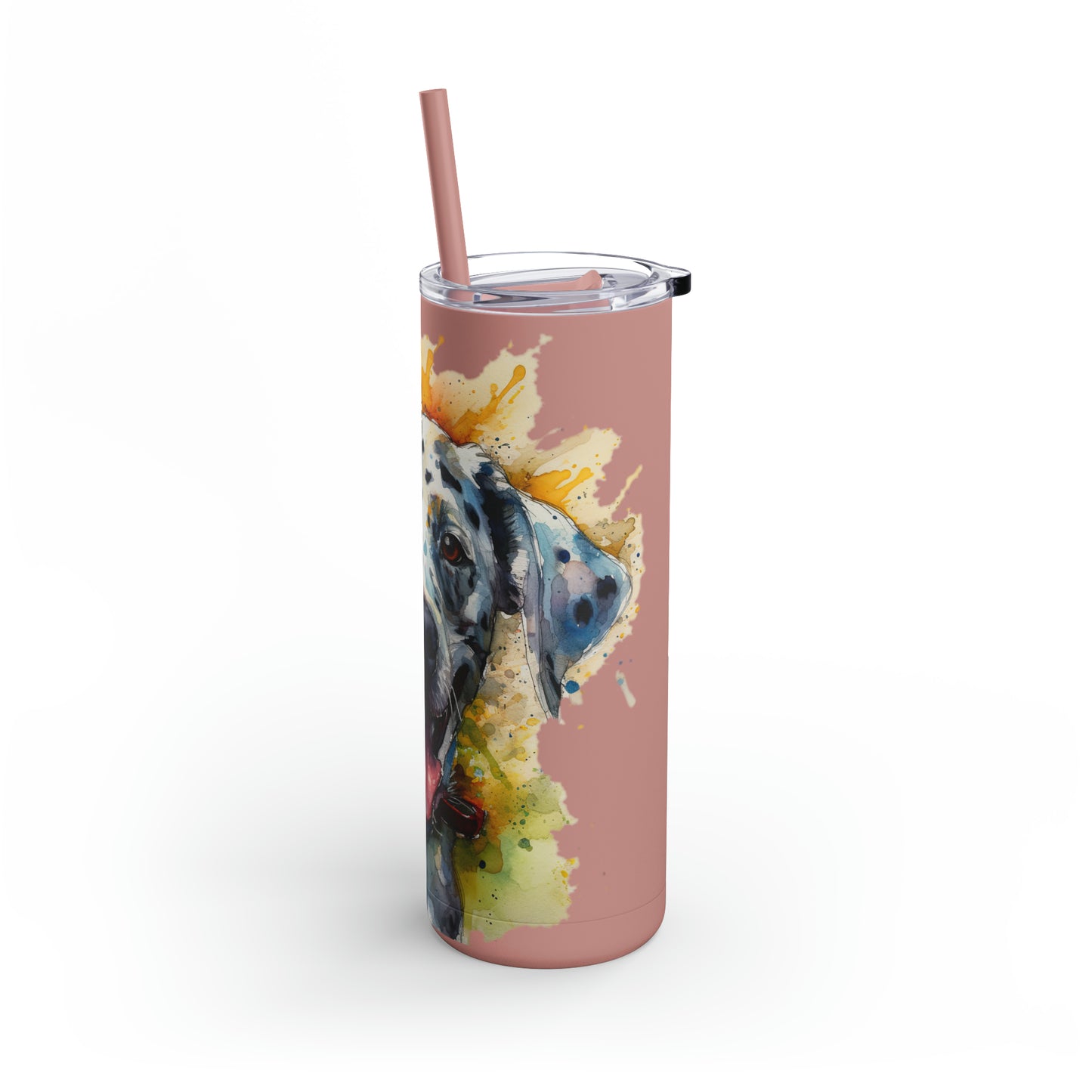 Dalmatian 2 Maars Maker Skinny Matte Tumbler, 20oz