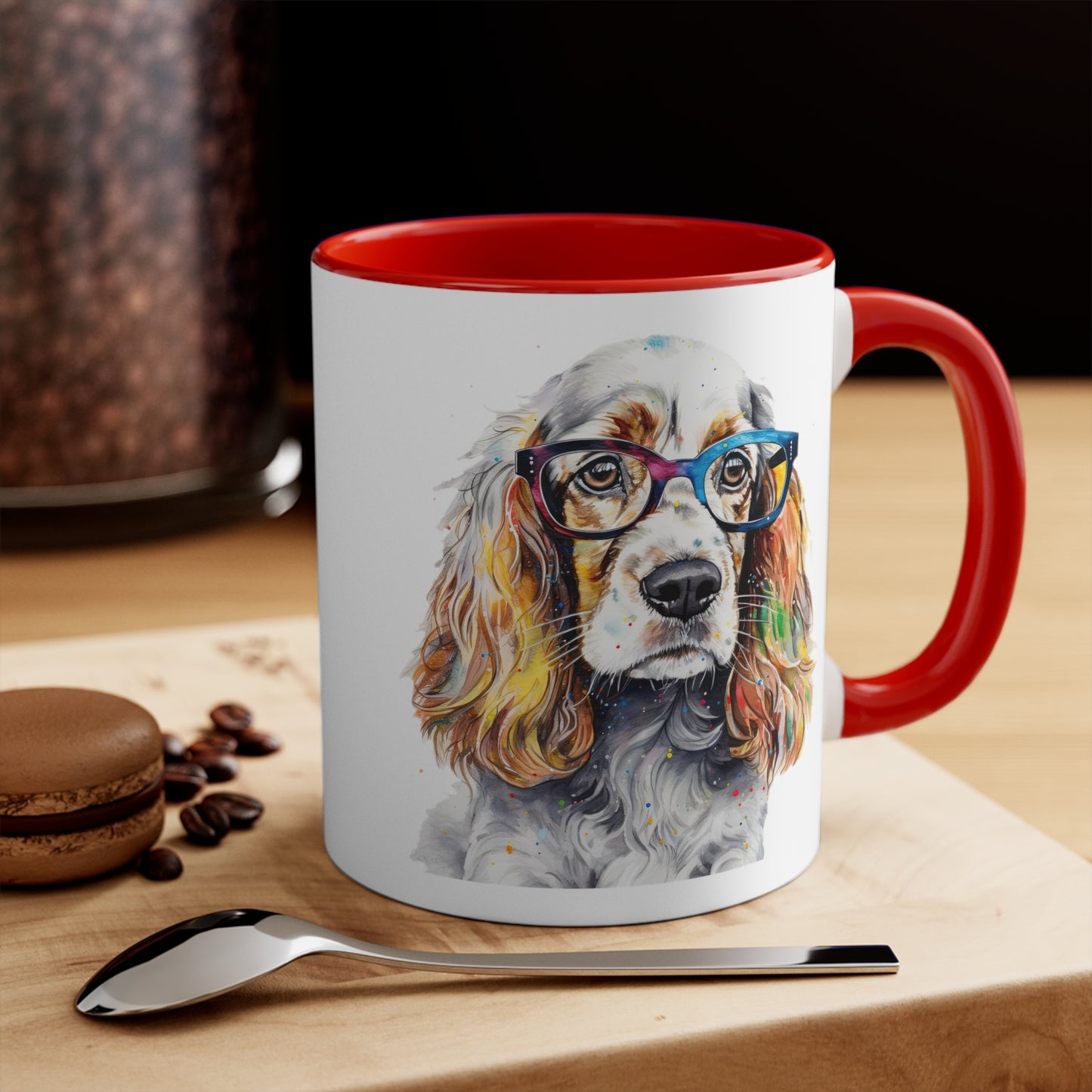 English Cocker Spaniel 6 Accent Mugs