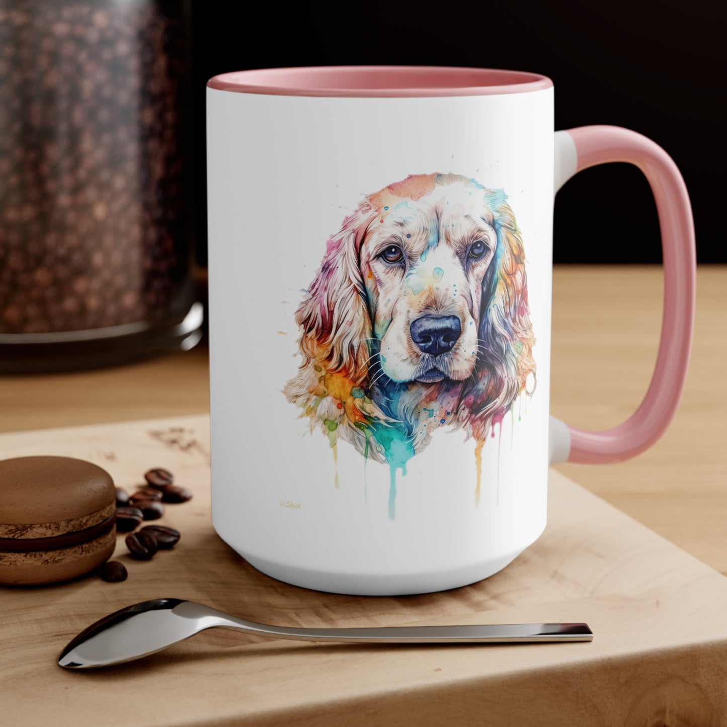English Cocker Spaniel 1 Accent Mugs