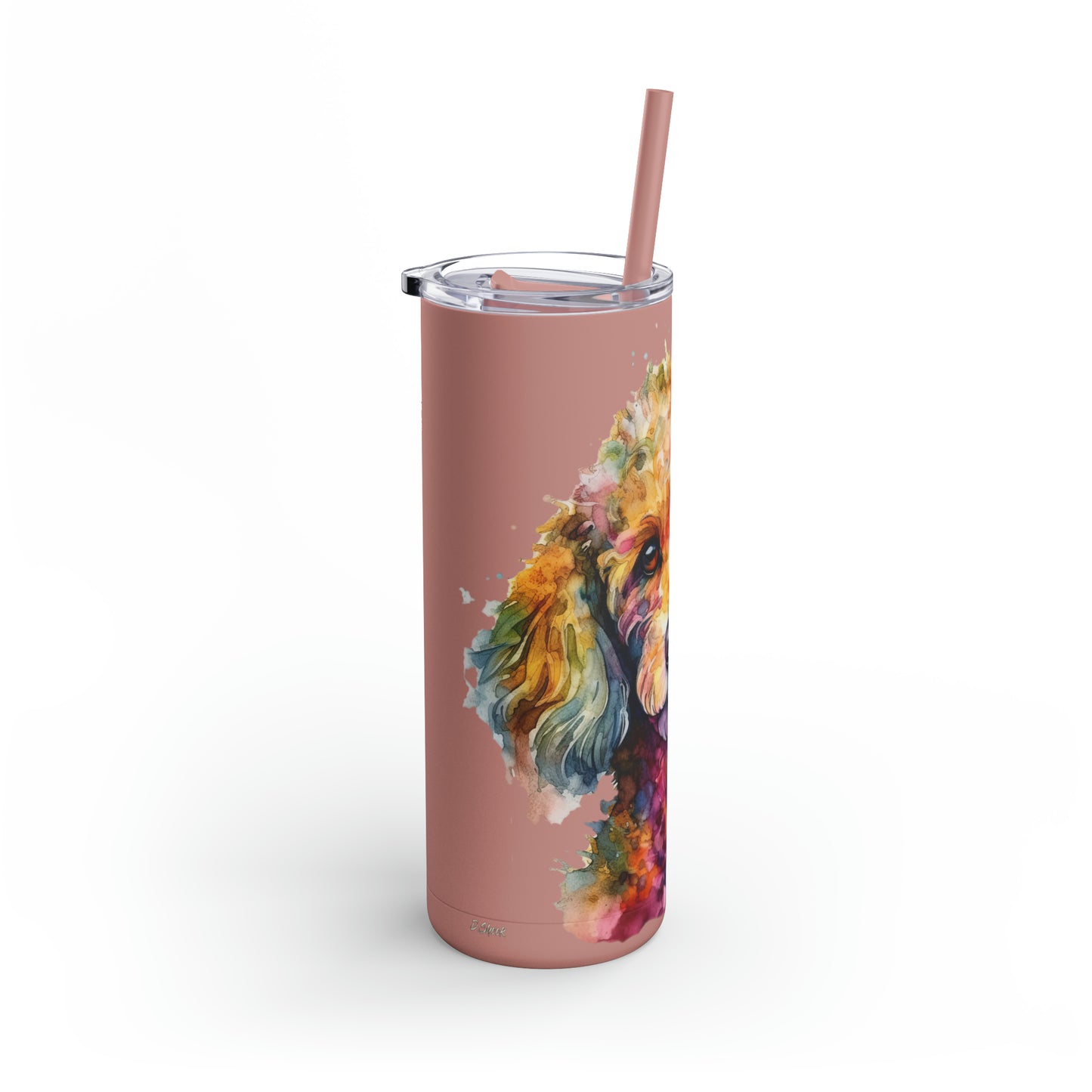 Poodle 2 Maars Maker Skinny Matte Tumbler, 20oz