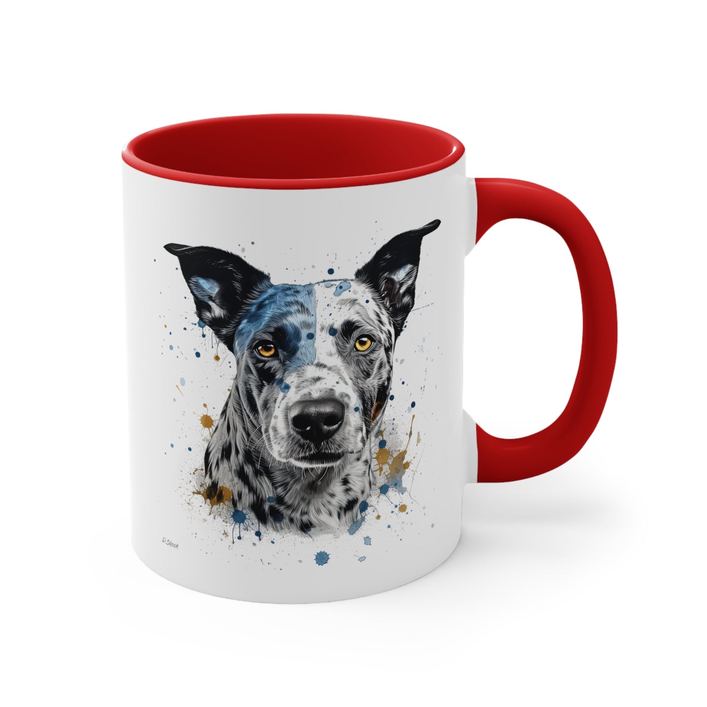 Blue Heeler 4 Accent Mugs
