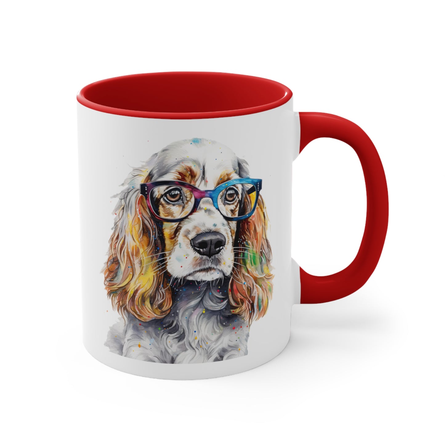 English Cocker Spaniel 6 Accent Mugs