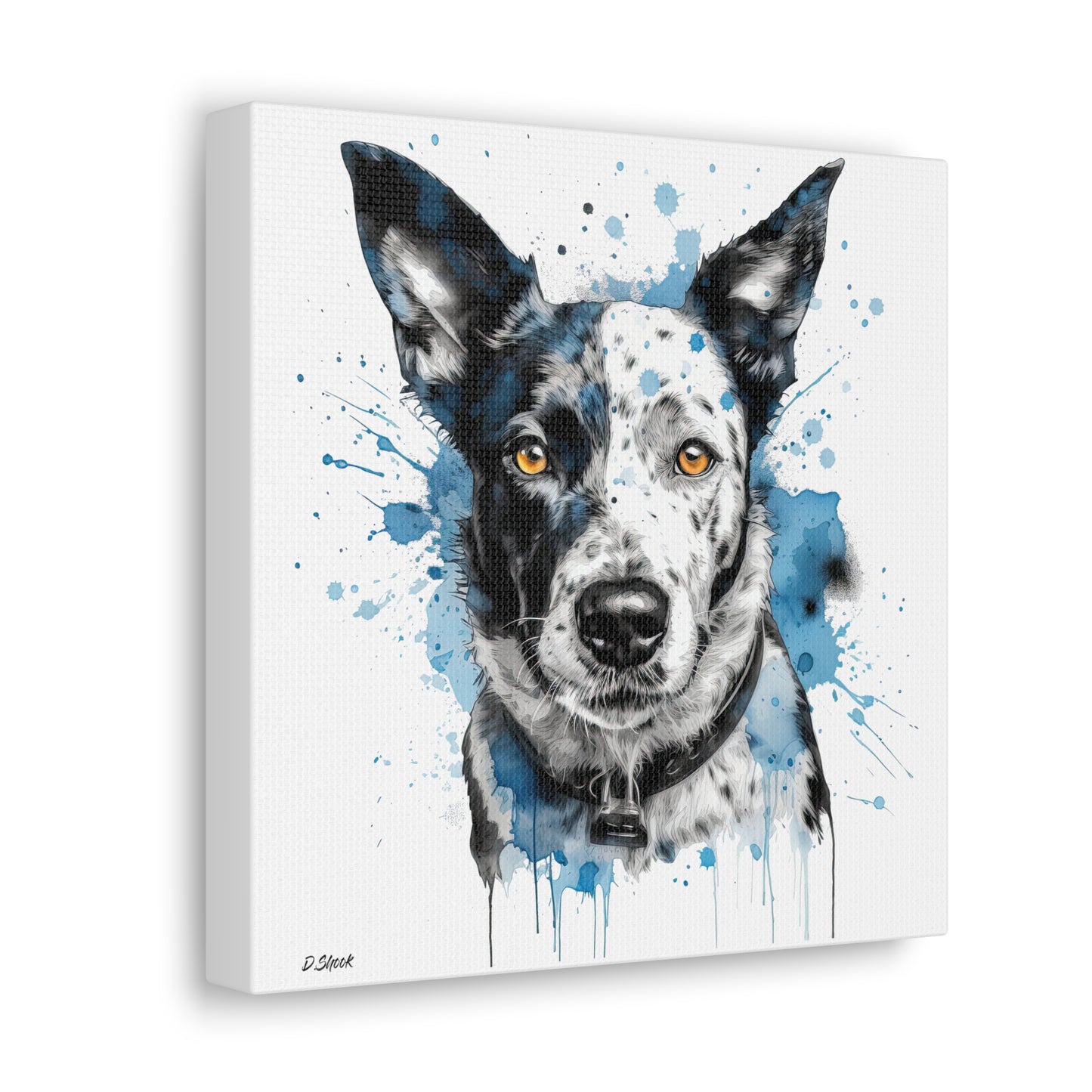 Blue Heeler 3 Canvas Gallery Wraps
