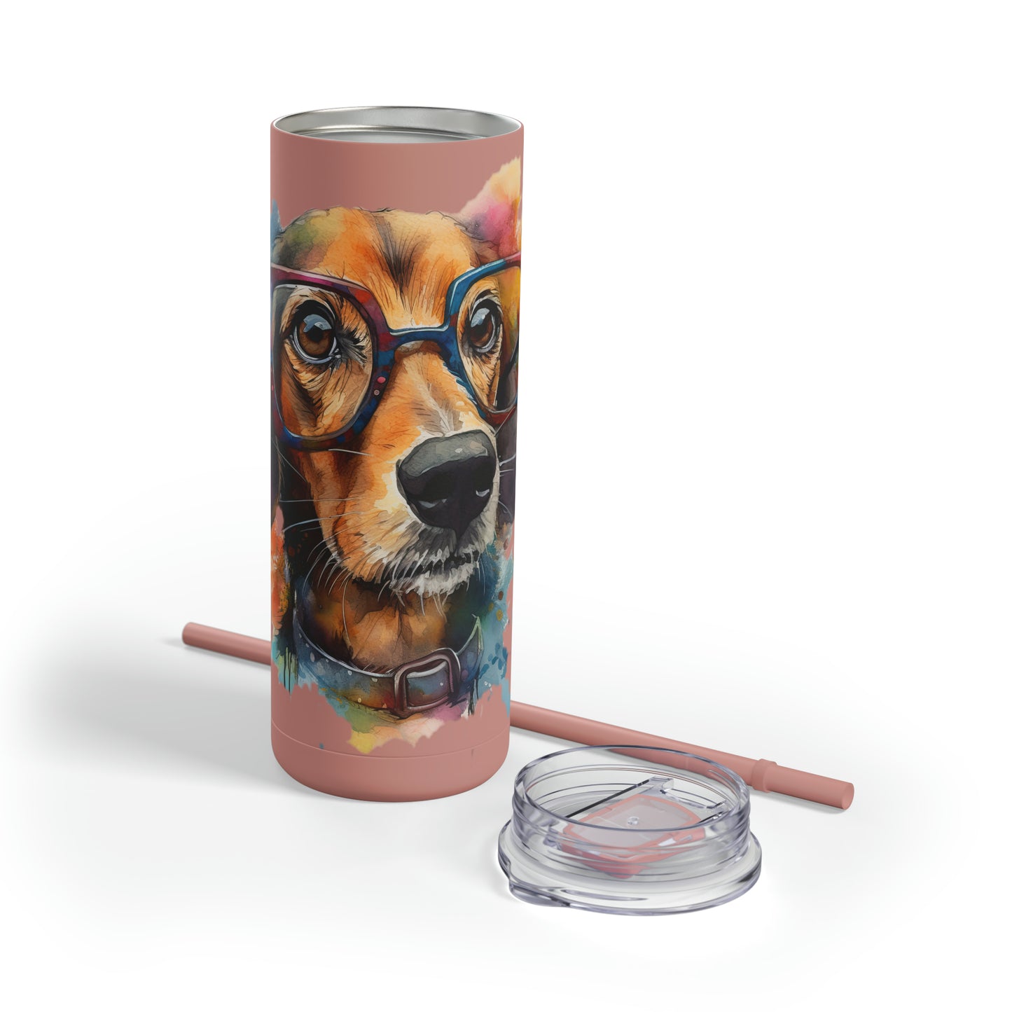 Dachshund 7 Maars Maker Skinny Matte Tumbler, 20oz