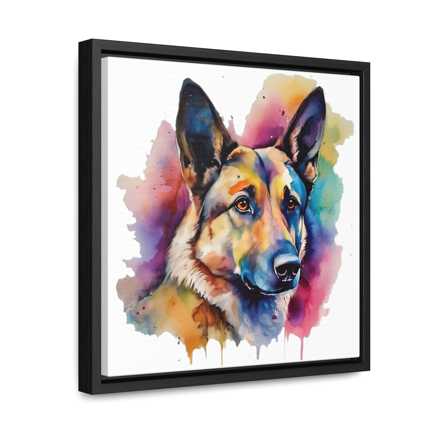 German Sheppard 3B Gallery Canvas Wraps, Square Frame