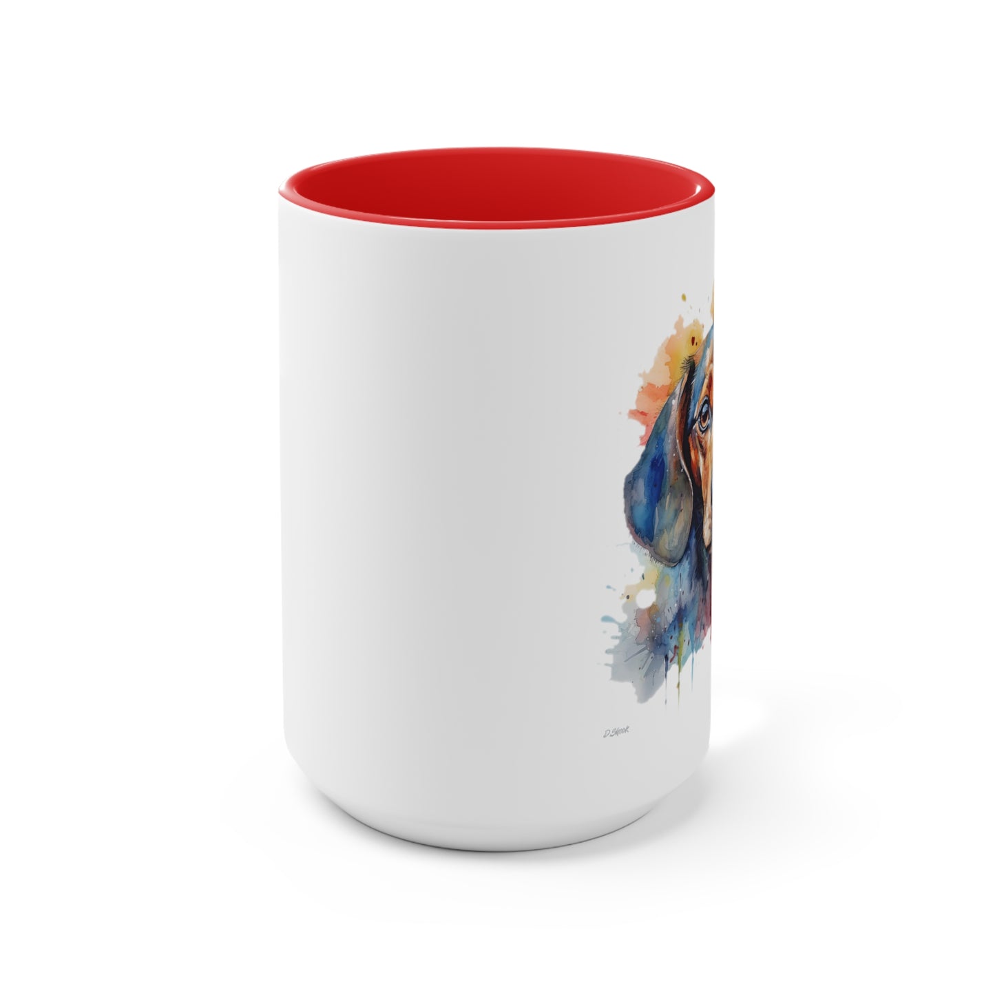 Dachshund 4 Accent Mugs