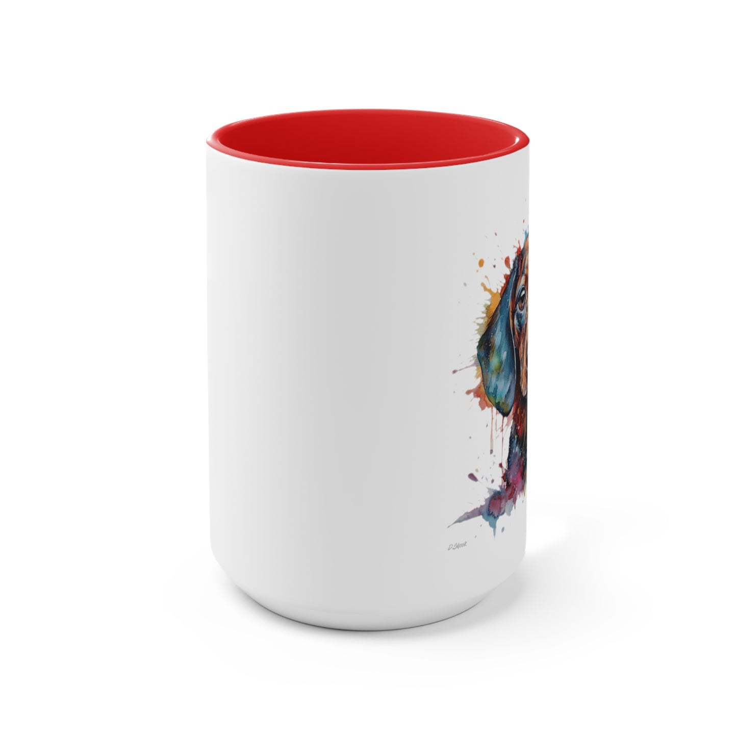 Dachshund 3 Accent Mugs
