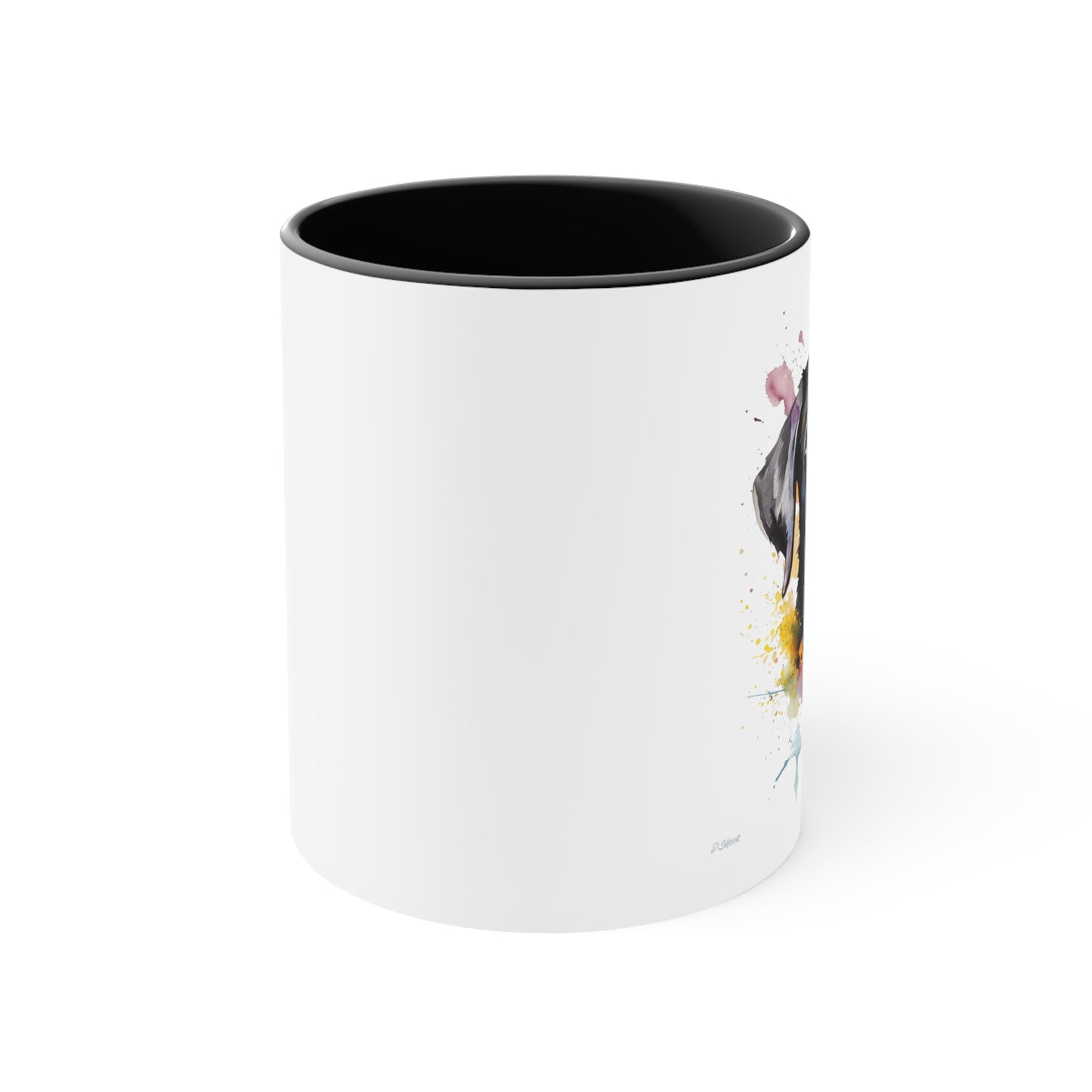 Black Lab 6 Accent Mugs