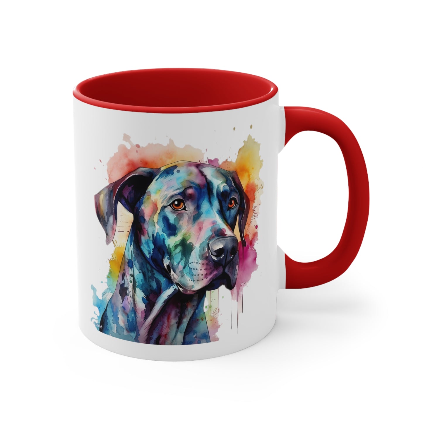 Great Dane 1 Accent Mugs