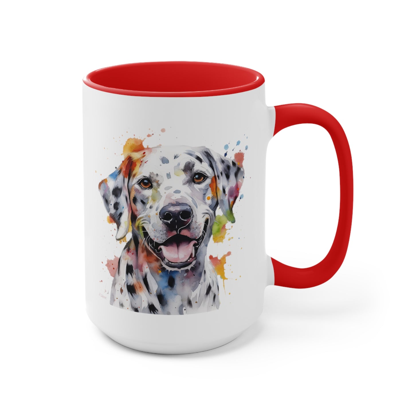 Dalmatian 1 Accent Mugs