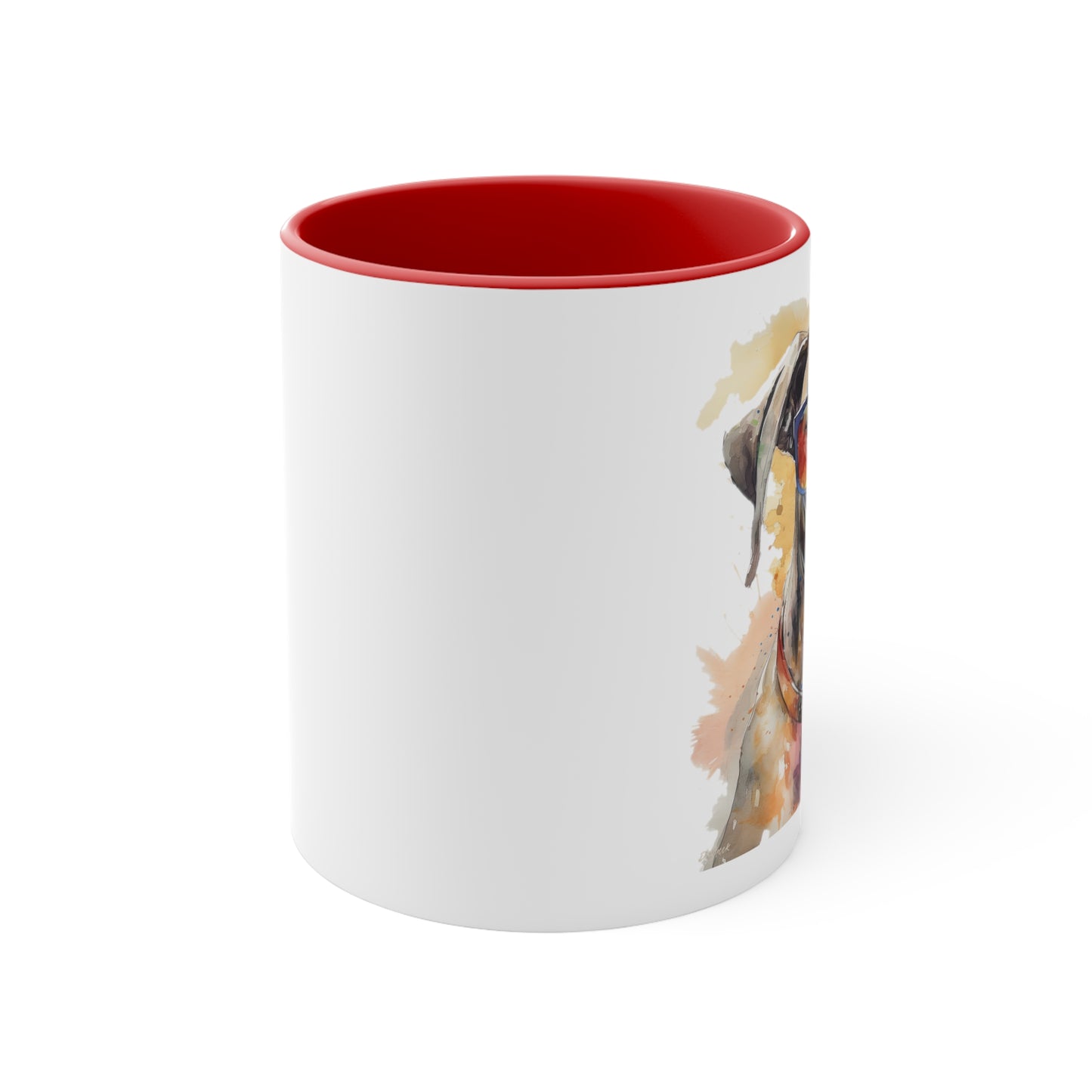 Great Dane 4 Accent Mugs