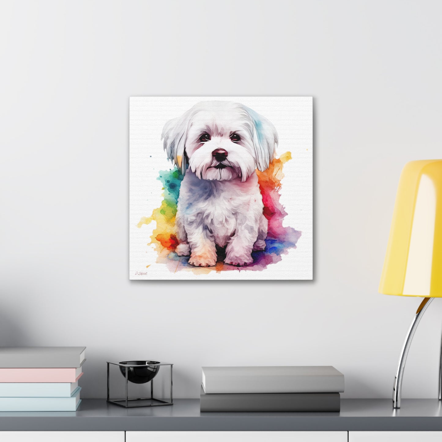 Maltese Dog 3 Canvas Gallery Wraps