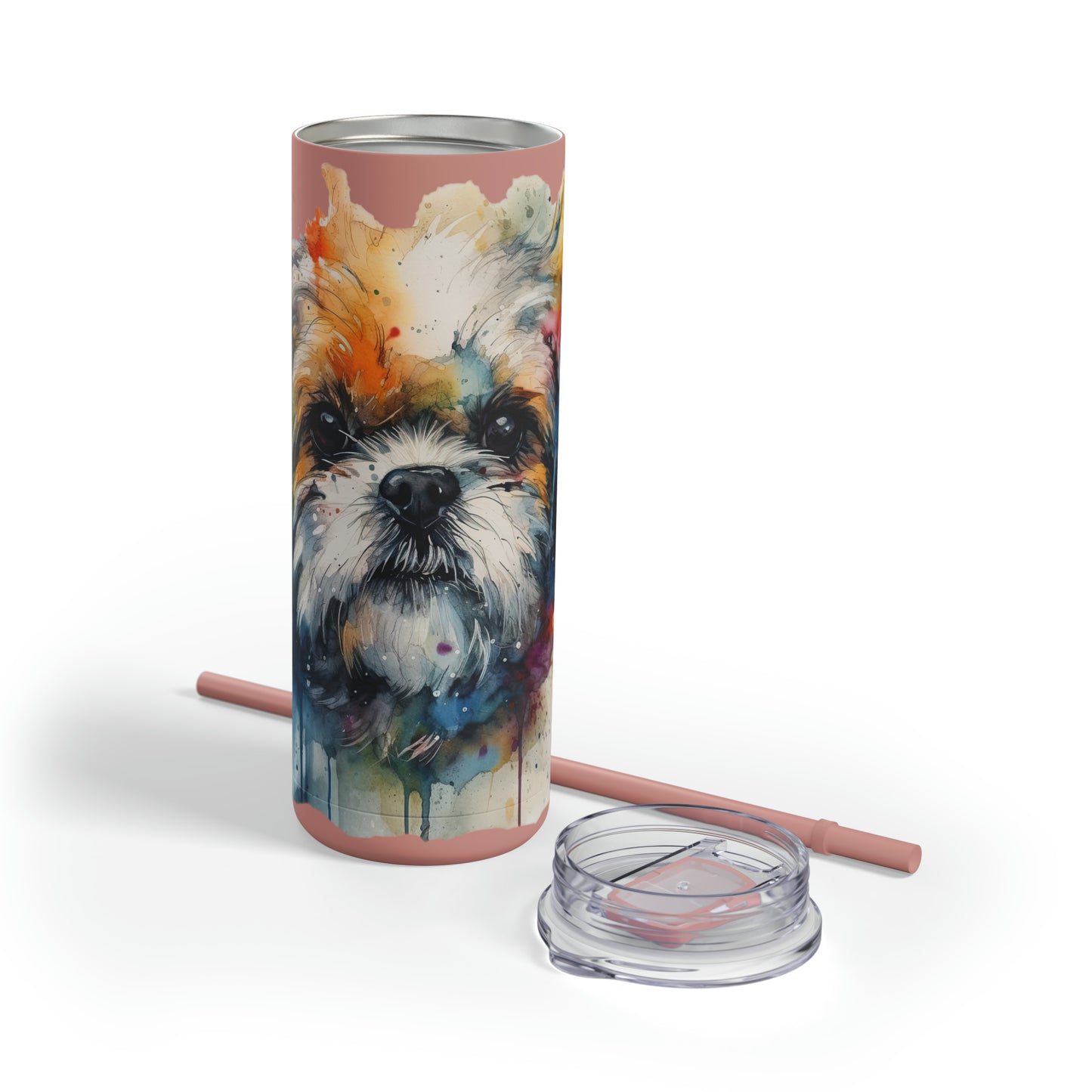 Shih Tzu 3 Maars Maker Skinny Matte Tumbler, 20oz