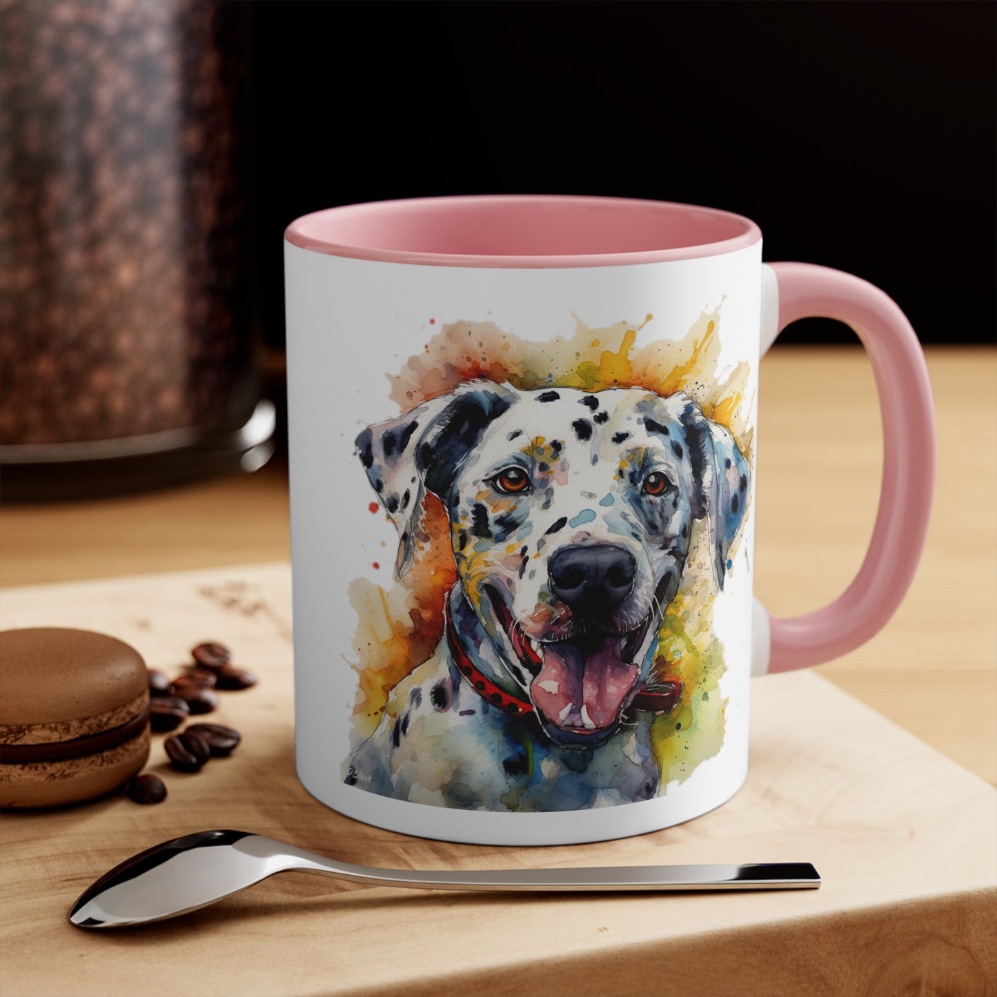 Dalmatian 2 Accent Mugs