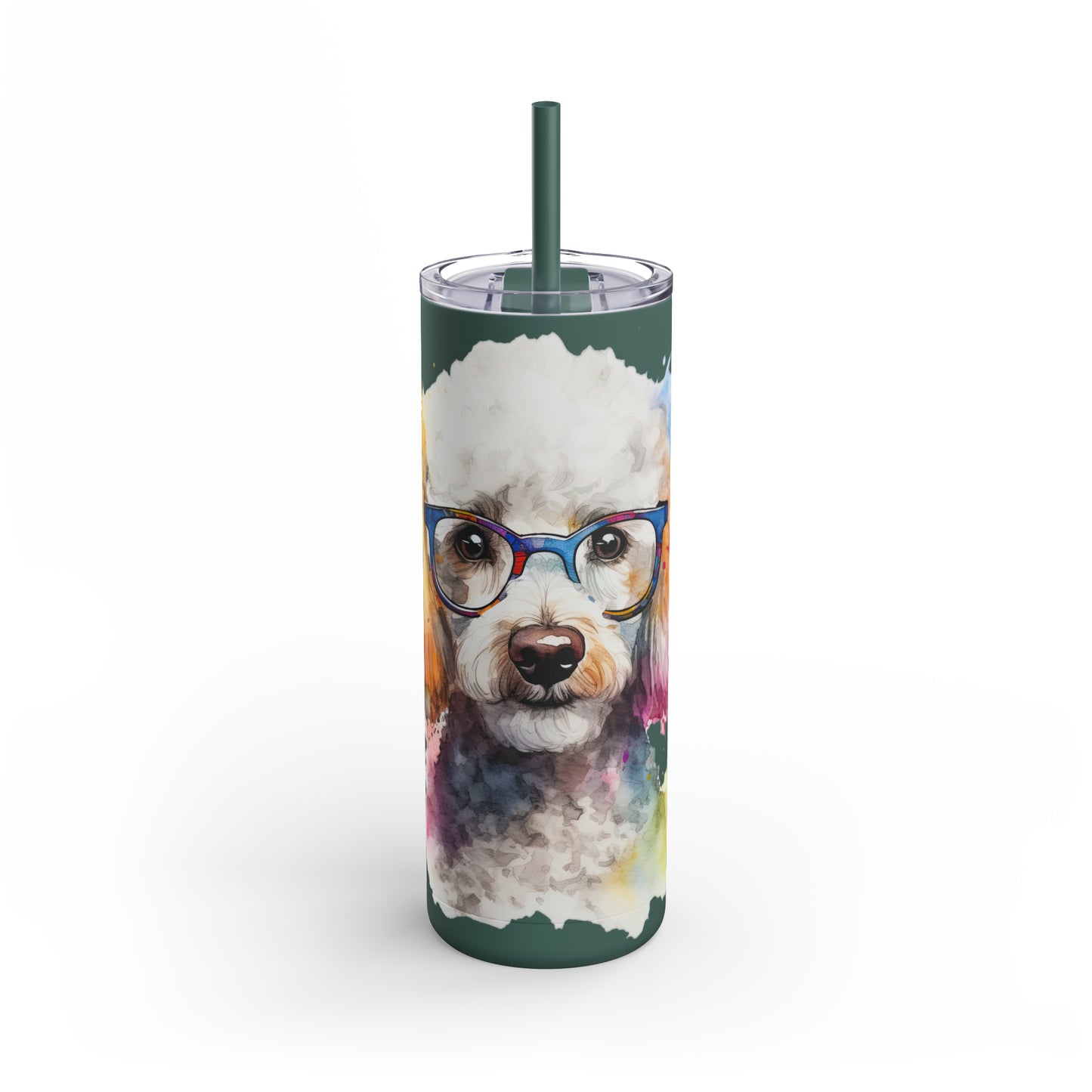 Poodle 10 Maars Maker Skinny Matte Tumbler, 20oz